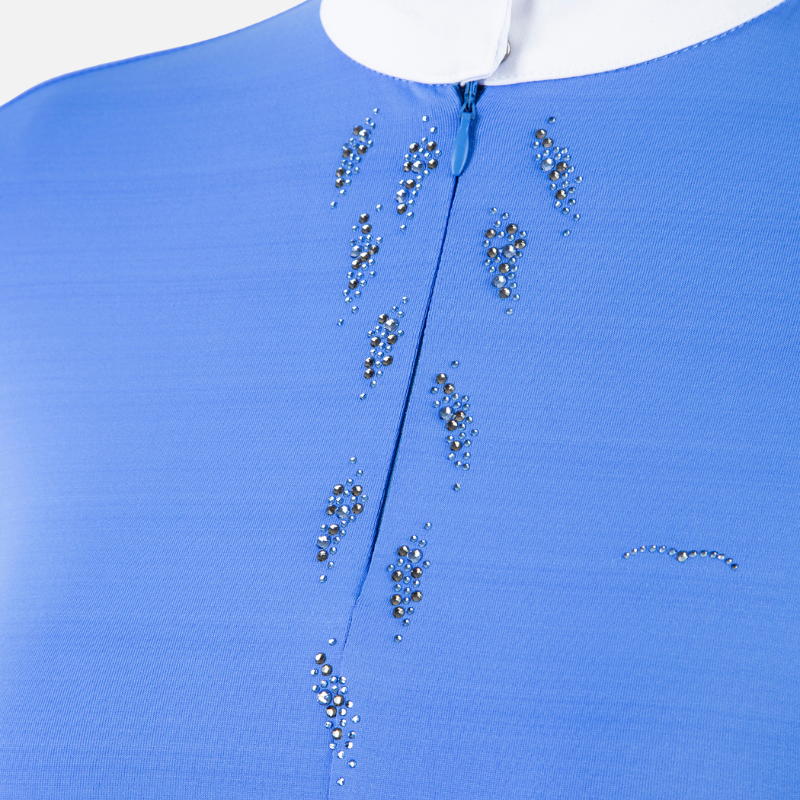 Ladies Bycar Short Sleeve Competition Shirt | Blue (LAST ONE - IT38 - UK6)