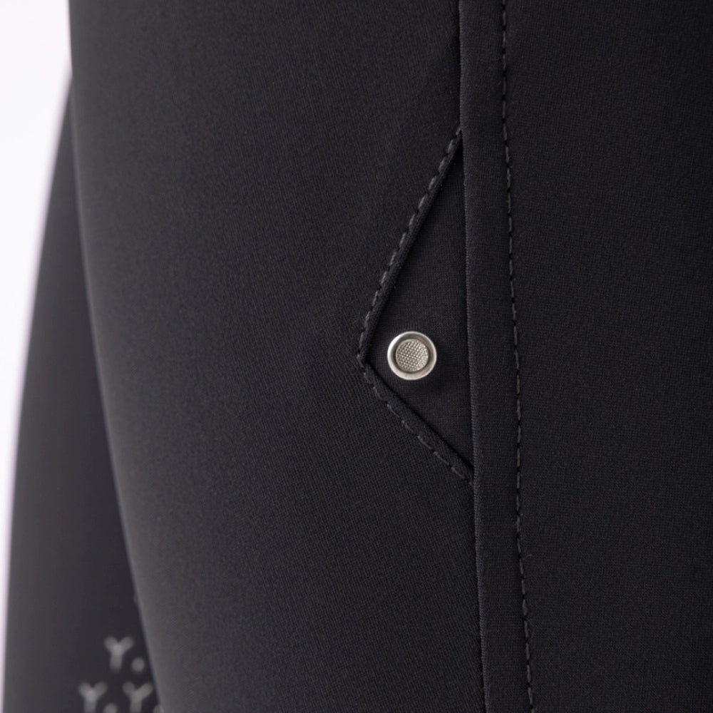 Ladies Atirk B Move Breeches | Medium Rise | Knee Grip | Black