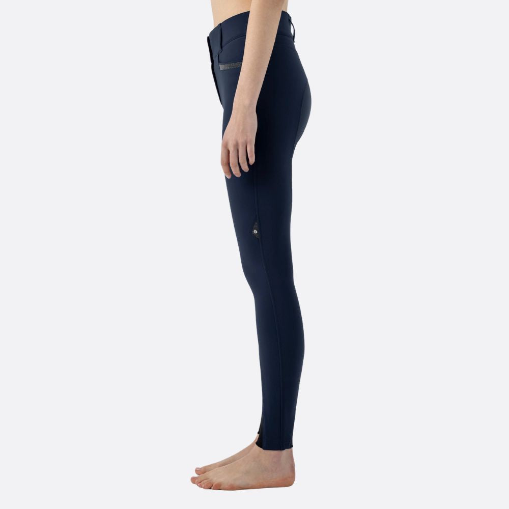 Ladies Crystalek Breeches | High Rise | Knee Grip | Navy