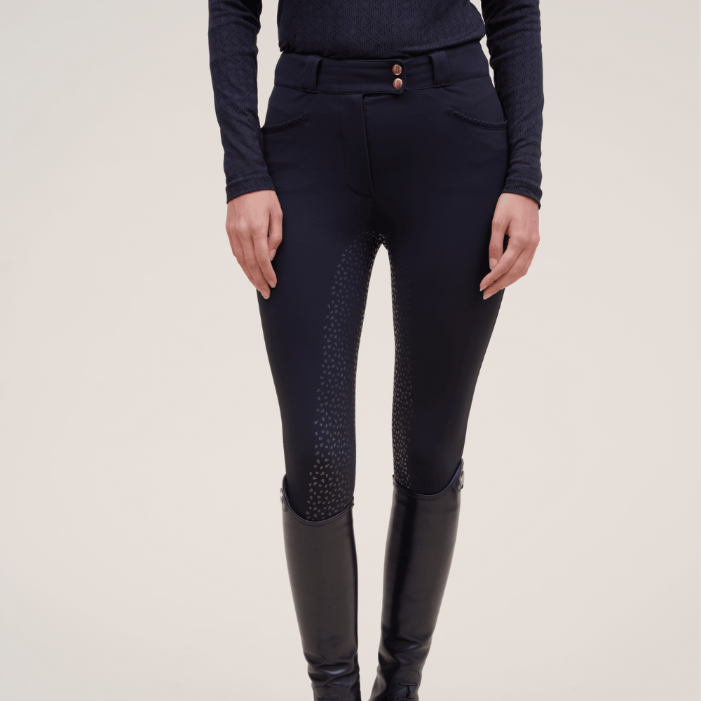 Ladies Kit New Breeches | High Rise | Full Grip | Black