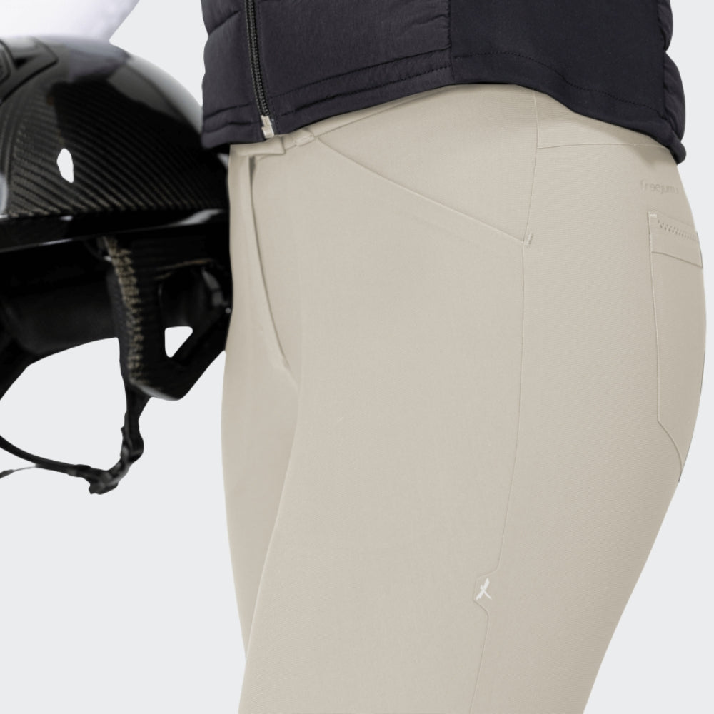 Ladies Mary American Breeches | Medium Rise | Knee Grip | Tan