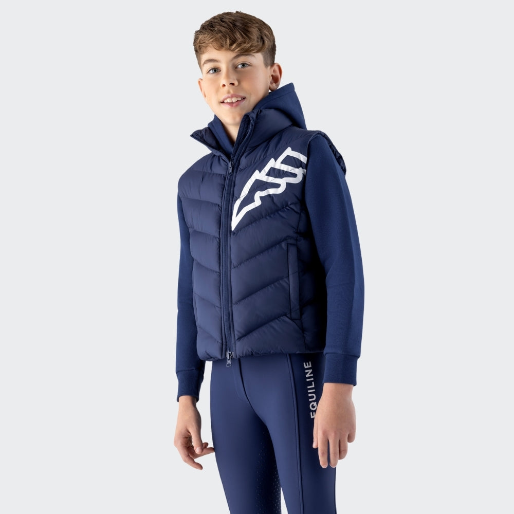 Boys Cerk Padded Vest | Navy