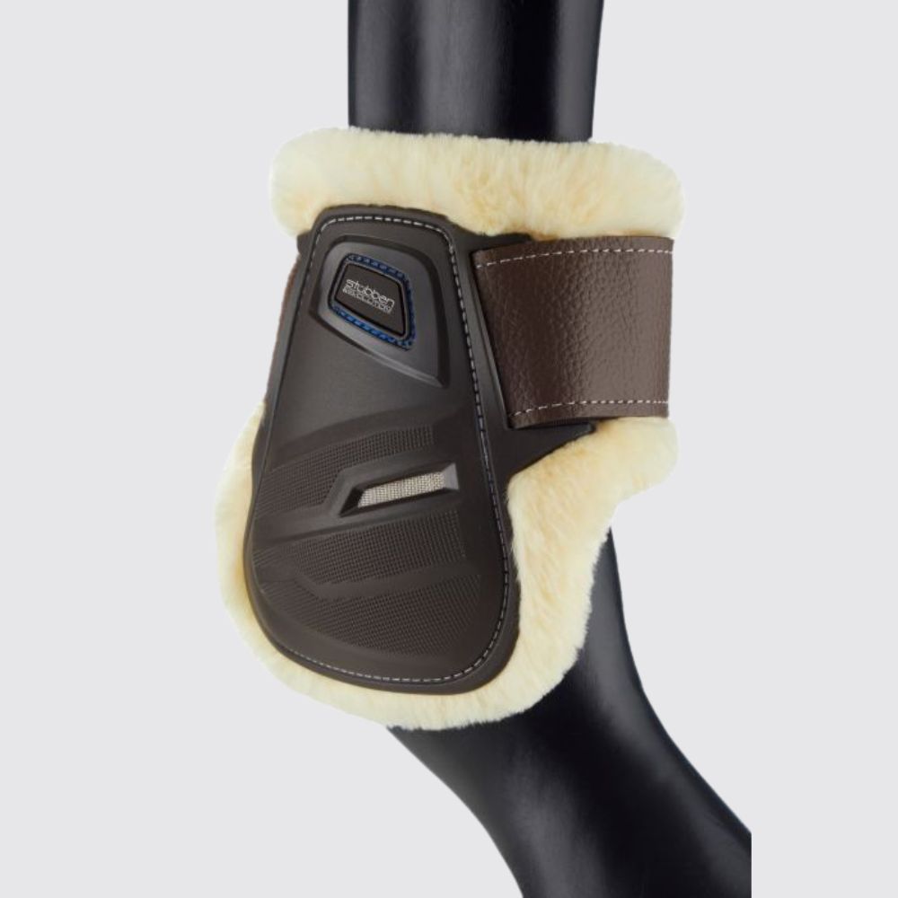 Hybrid Fleece Fetlock Boots | Brown