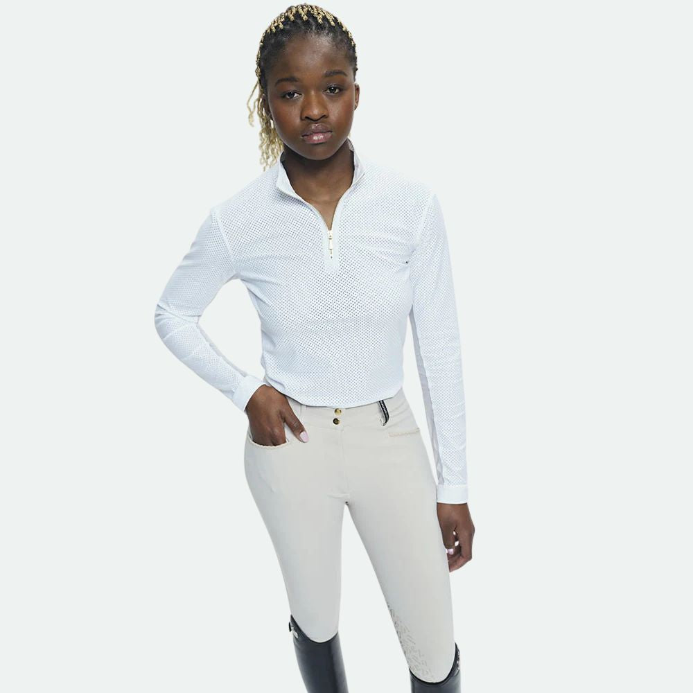 Ladies Pablito Polo Shirt | Long Sleeves | White