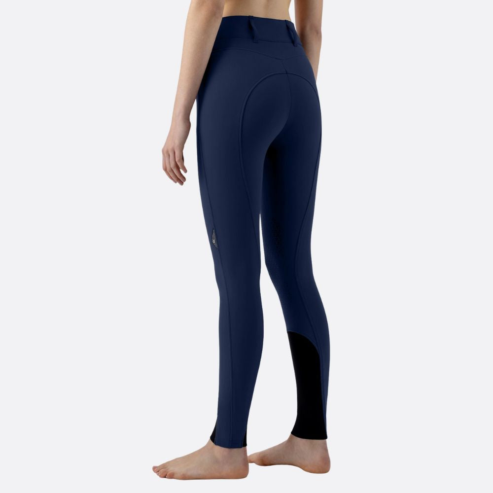 Ladies Crystalek Breeches | High Rise | Knee Grip | Navy