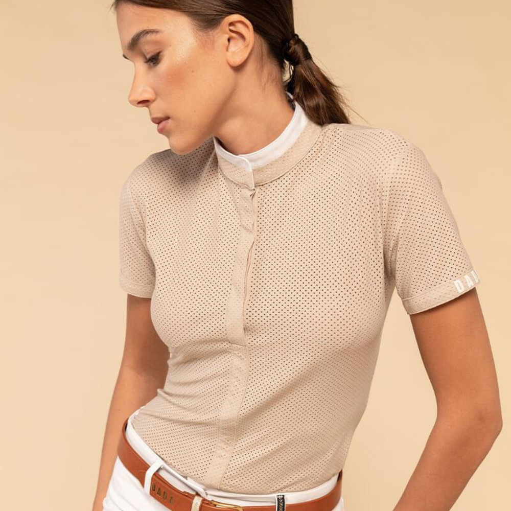 Ladies Helios Short Sleeve Competition Polo | Latte
