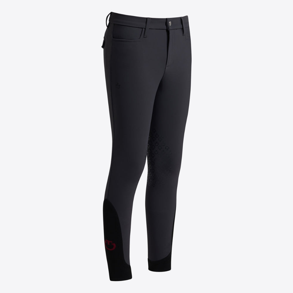 Boys Riding Breeches | Knee Grip | Charcoal