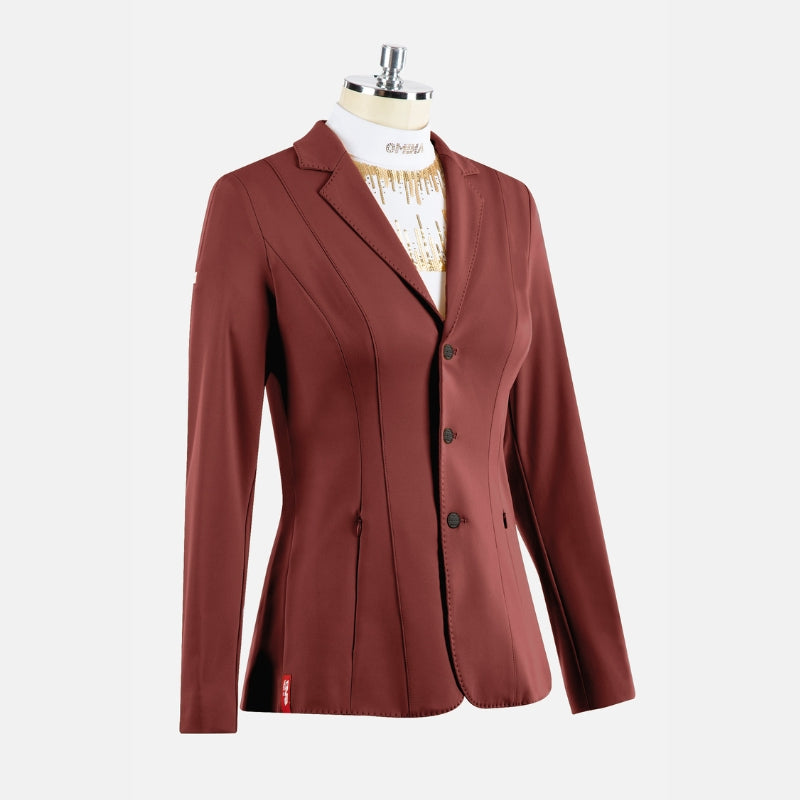 Product shot of a Animo Ladies Lud Show Jacket in Granato finish