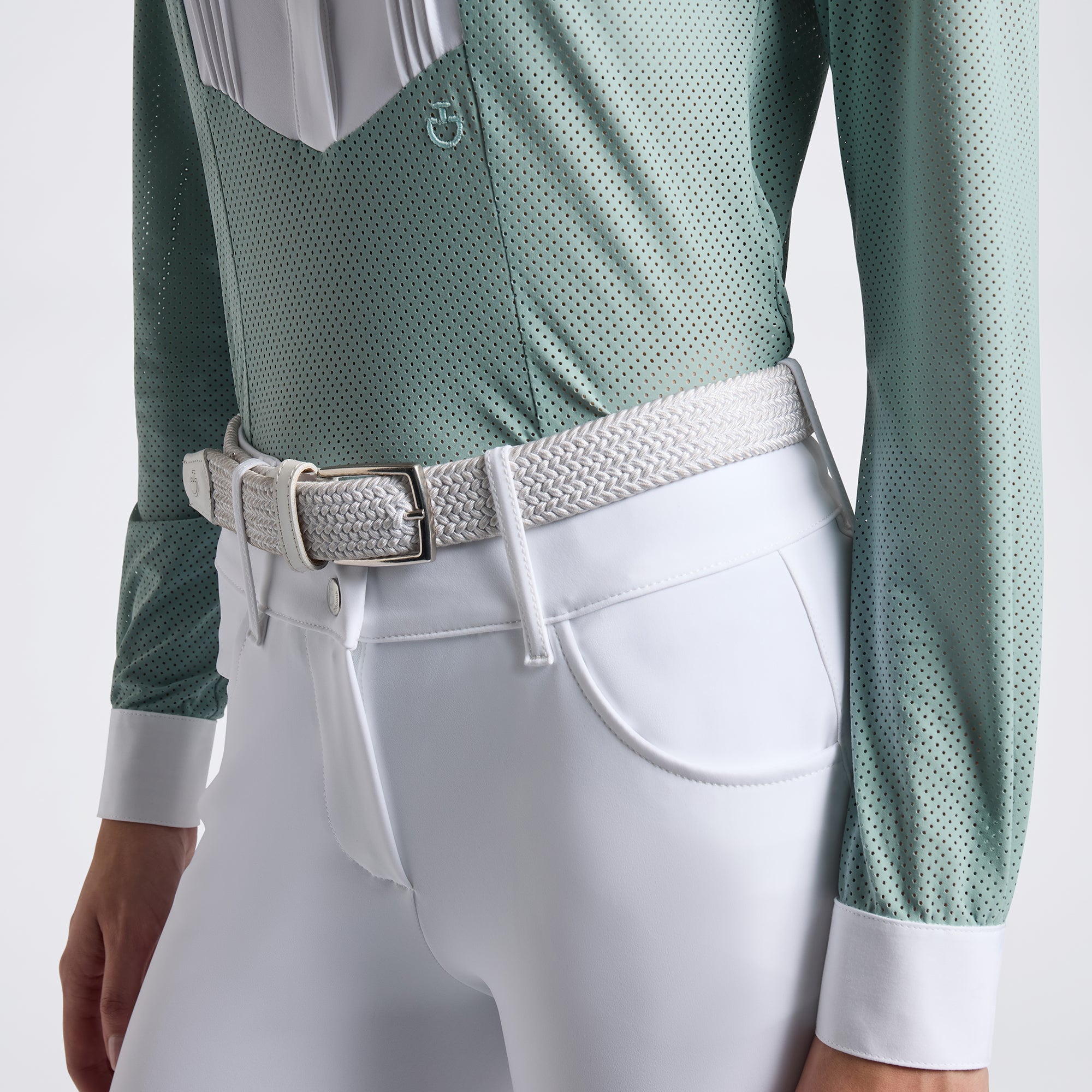 Ladies American Long Sleeve Show Shirt | Mint