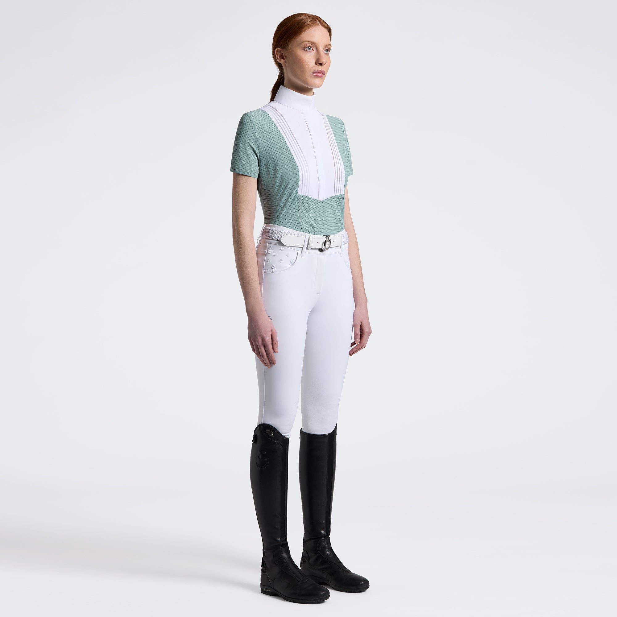 Ladies American Show Shirt | Short Sleeves | Mint