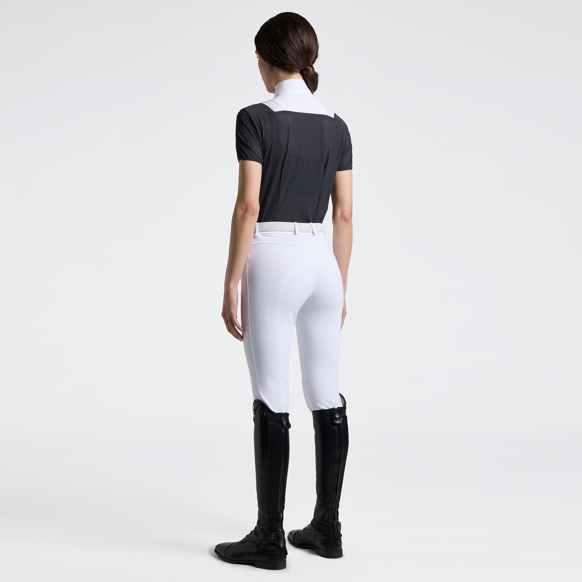 Ladies American Show Shirt | Short Sleeves | Charcoal