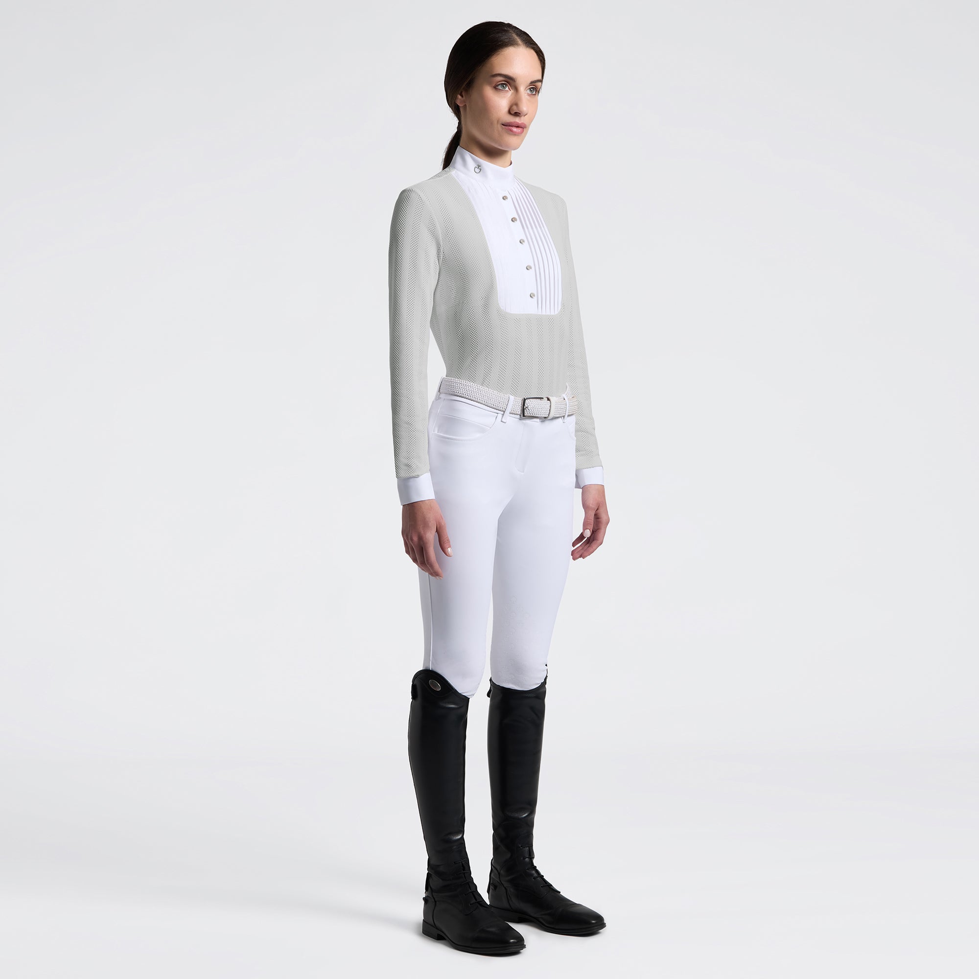 Ladies CT Jacquard Show Shirt | Long Sleeves | Belgian Block