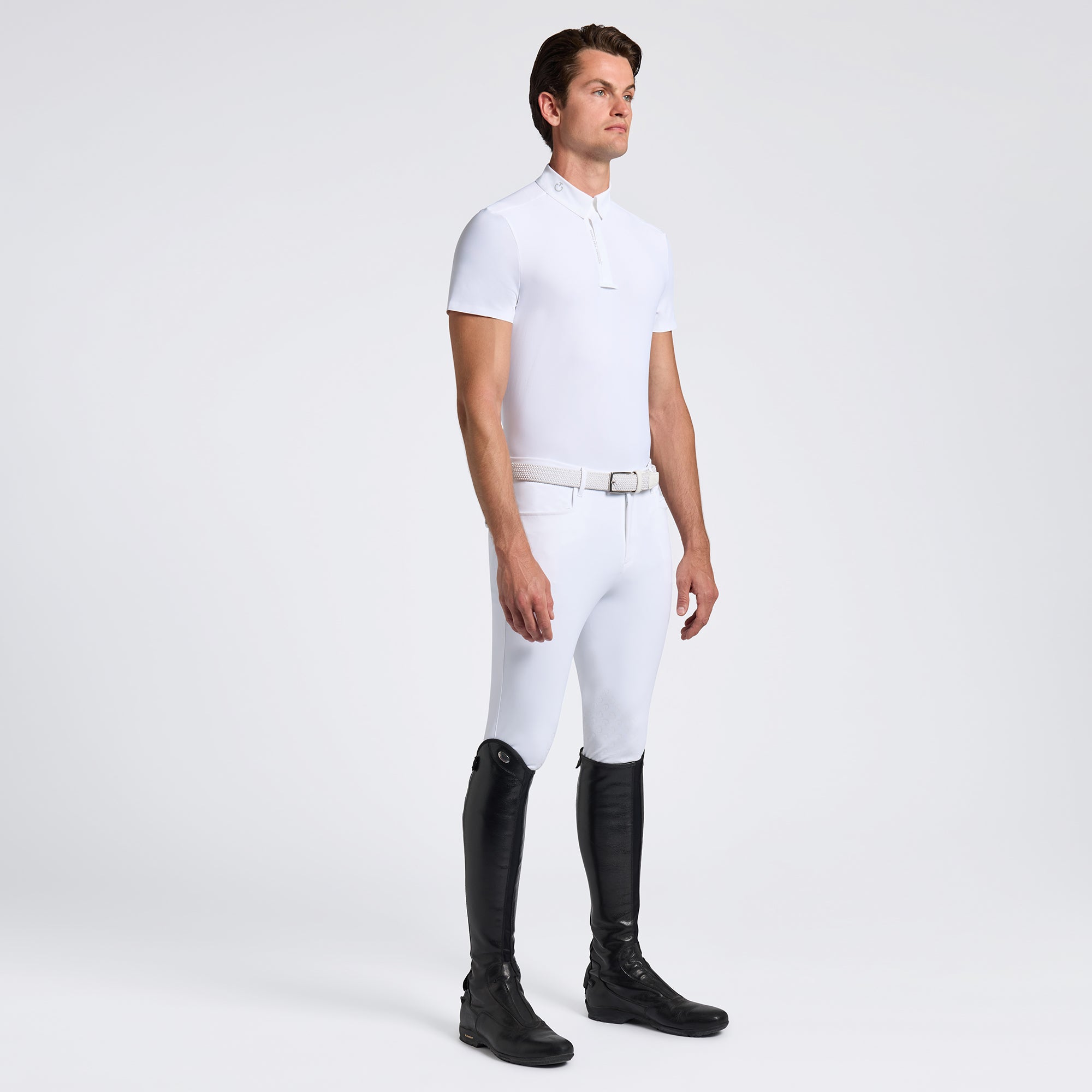 Mens CT Heat Sealed Show Shirt | Short Sleeves | White