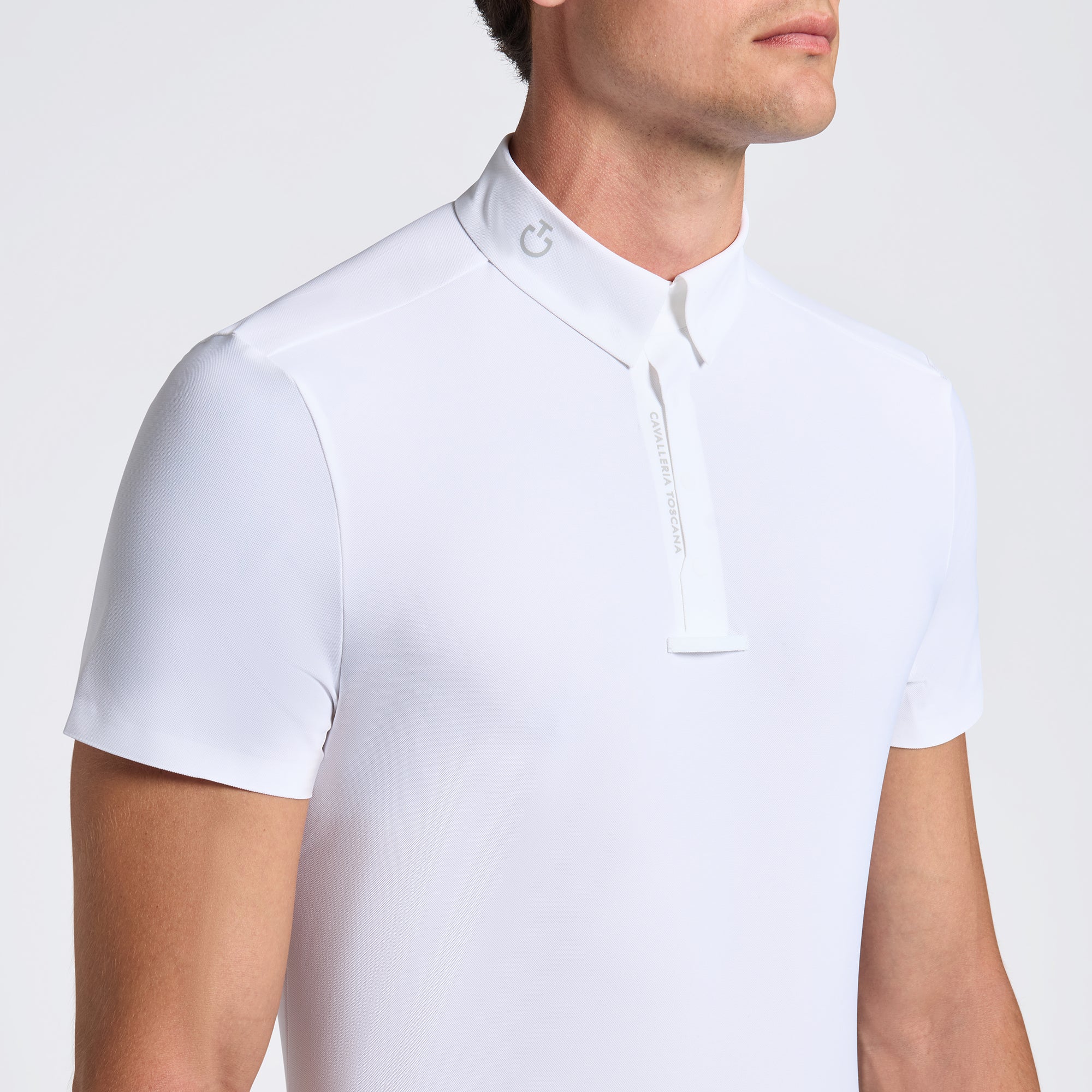 Mens CT Heat Sealed Show Shirt | Short Sleeves | White