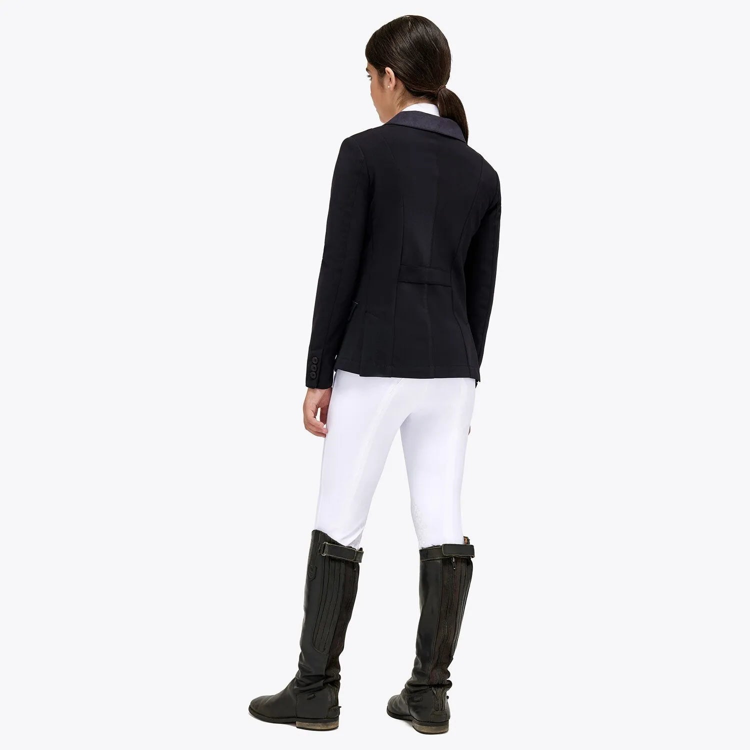 Girls Young Rider Show Jacket | Black
