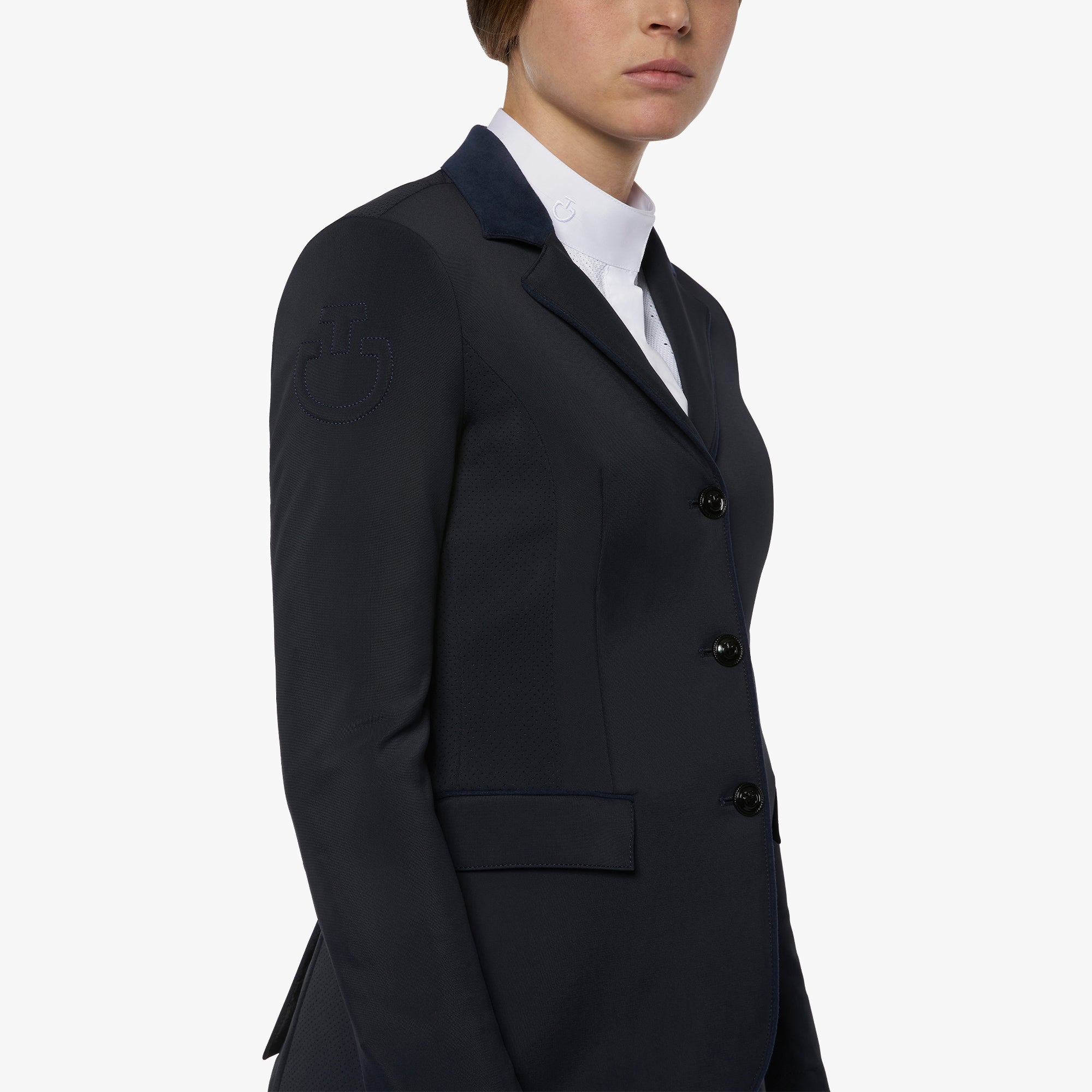 Ladies GP Perforated Show Jacket | Navy (LAST ONE - IT36 - UK4 - FR32)