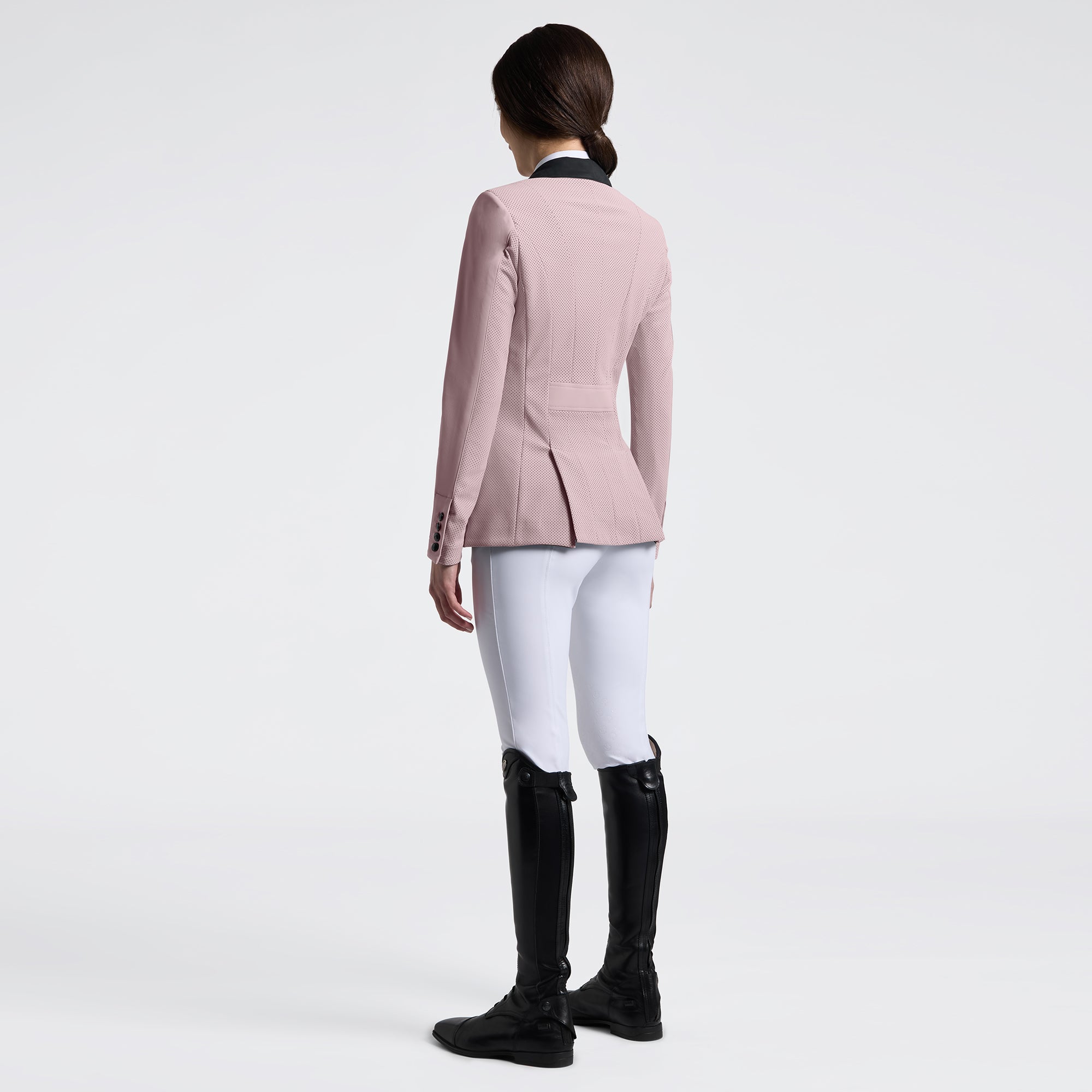 Ladies GP Perforated Riding Jacket | Violet Ice