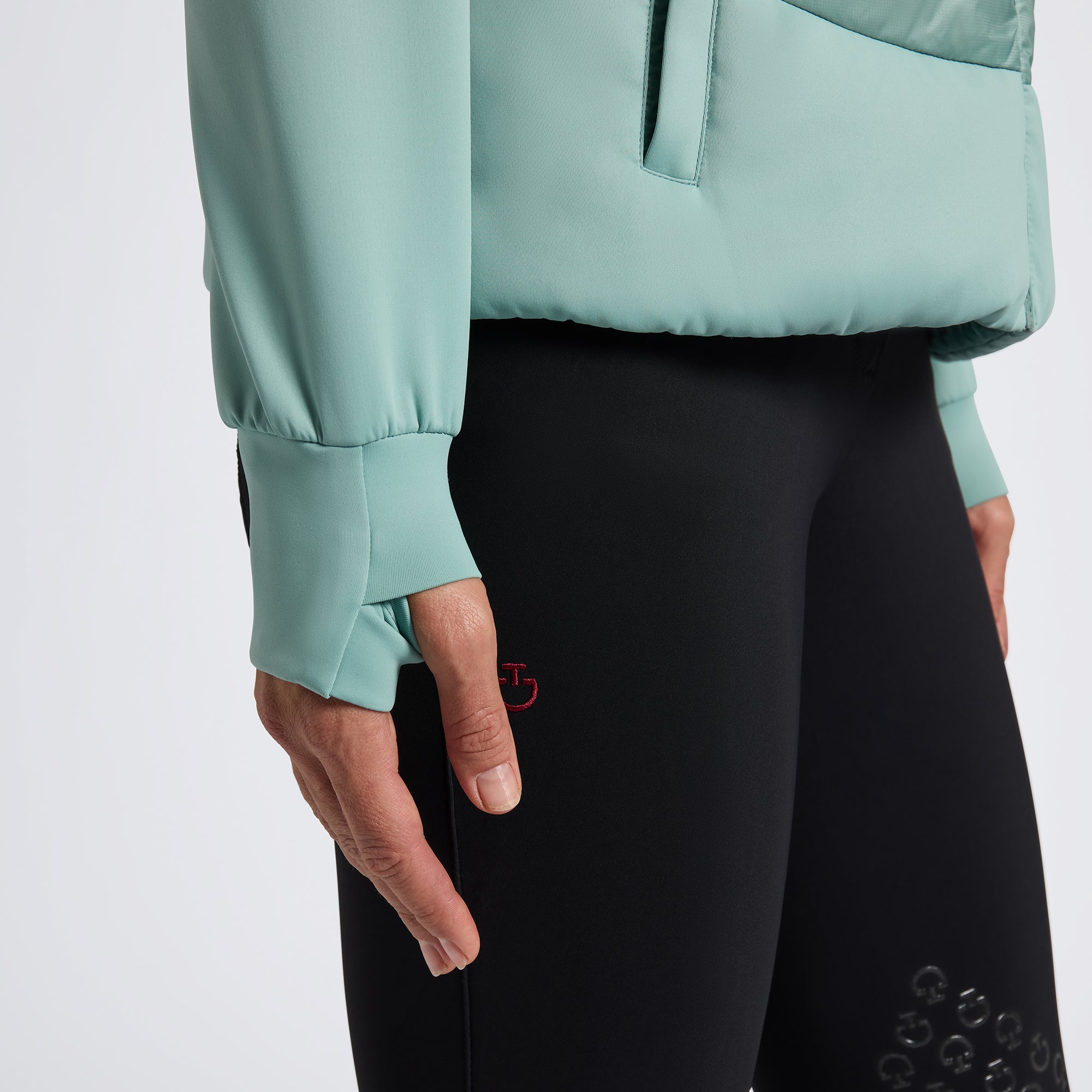 Ladies CT Hooded Down Padded Coat - Mint