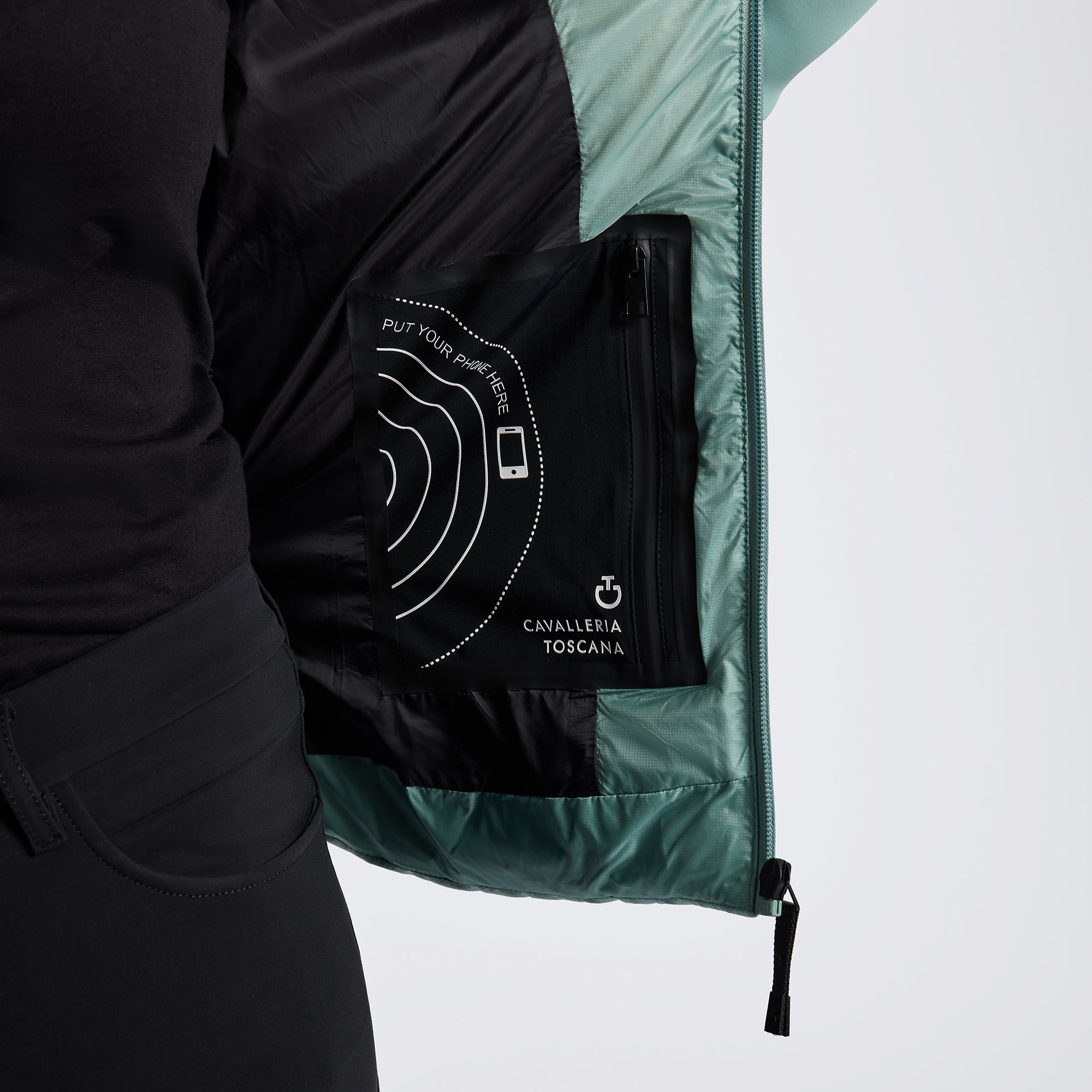 Ladies CT Hooded Down Padded Coat - Mint