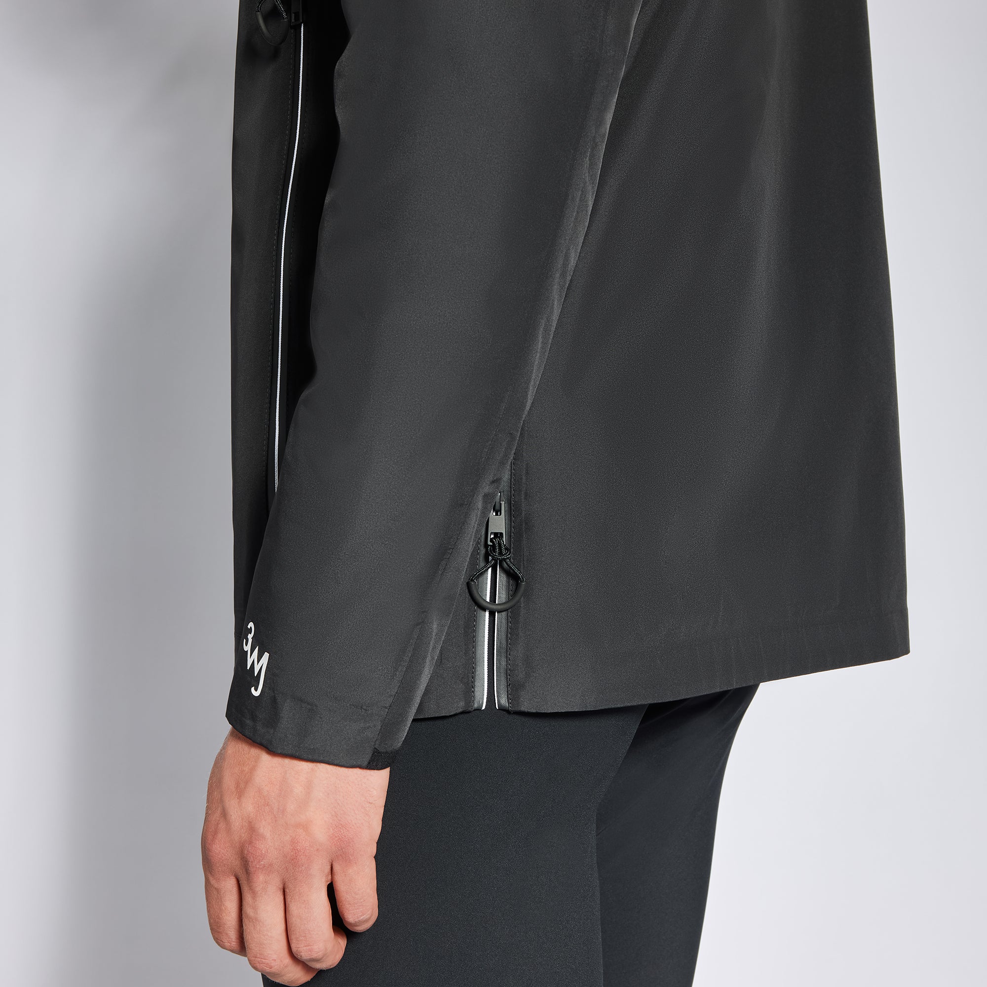 Mens Revo 3 Way Hooded Coat - Black