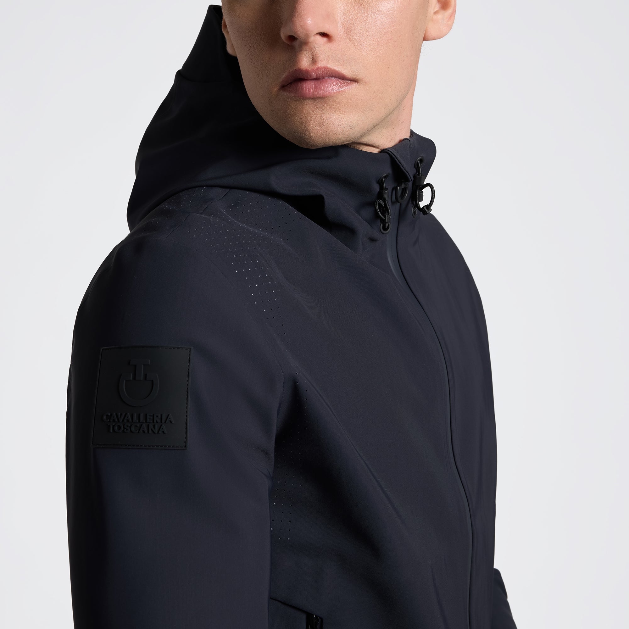 Mens CT Perforated Softshell Jacket | Charcoal