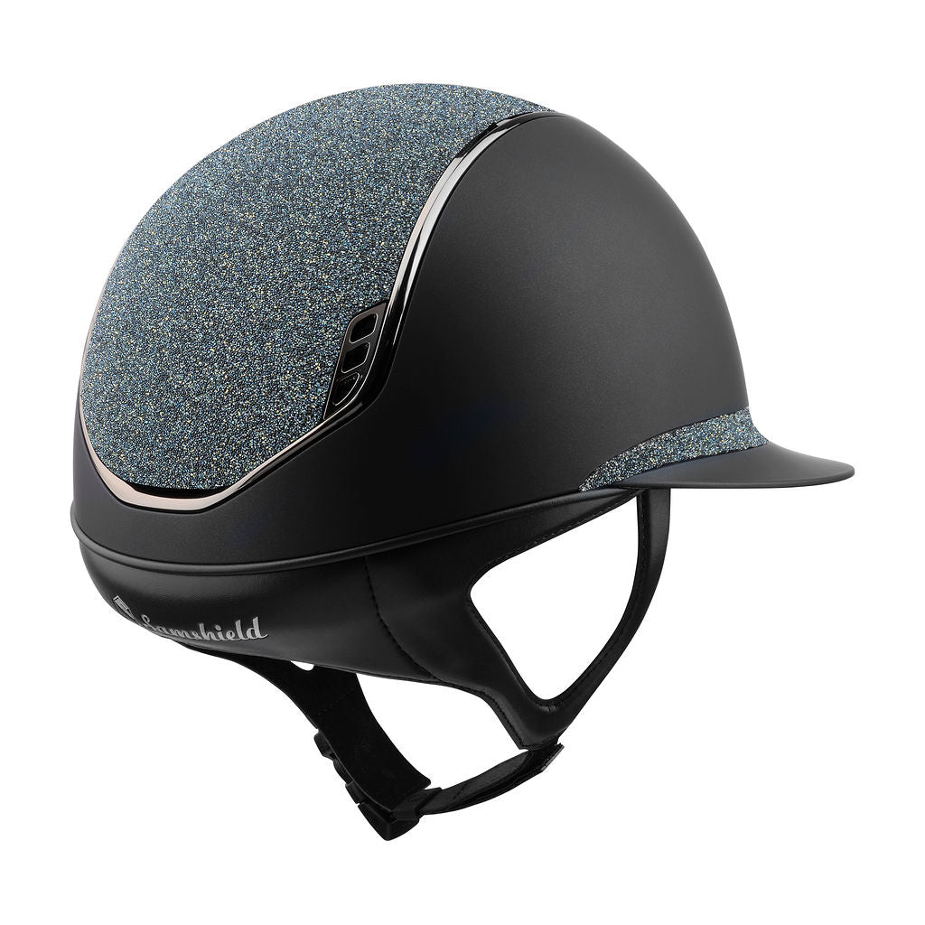 Custom | Miss 2.0 Shadowmatt Helmet Ocean Depth Top & Frontal Band | Black