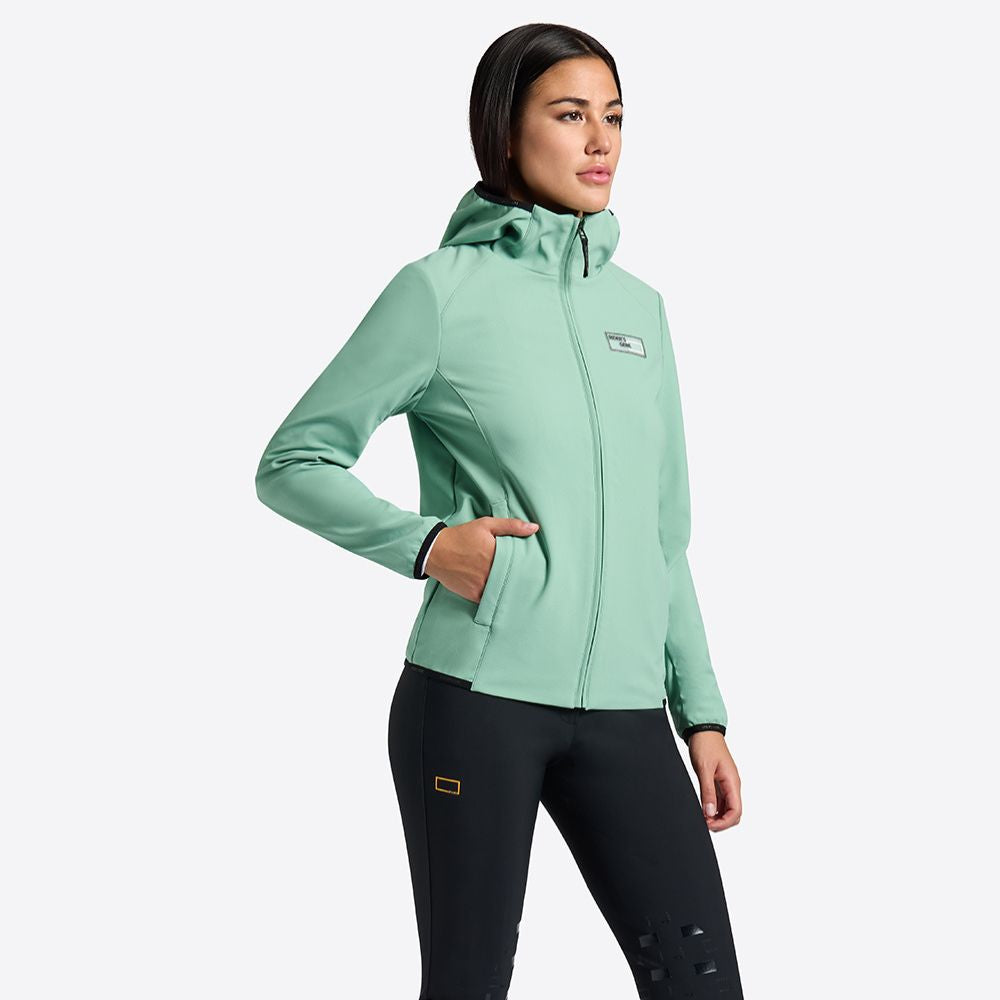 Ladies RG Italy Bonded Softshell Coat | Mint Green