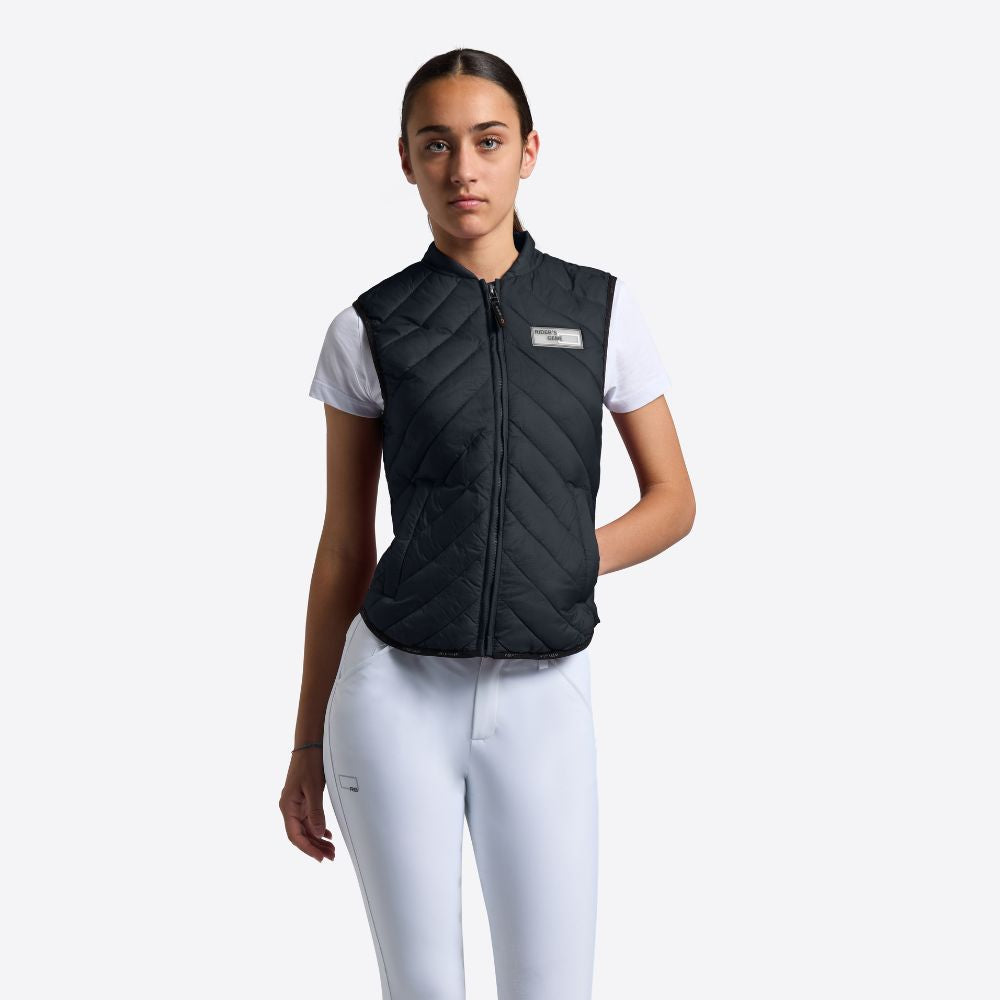 Ladies RG Italy Lightweight Puffer Vest | Navy