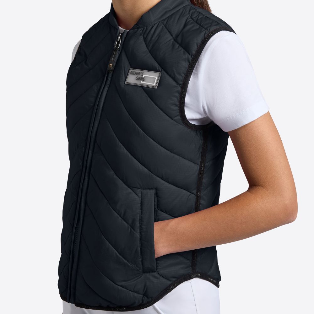Ladies RG Italy Lightweight Puffer Vest | Navy