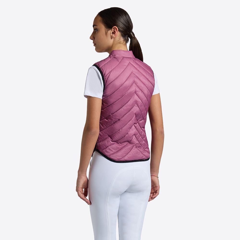 Ladies RG Italy Lightweight Puffer Vest | Pink