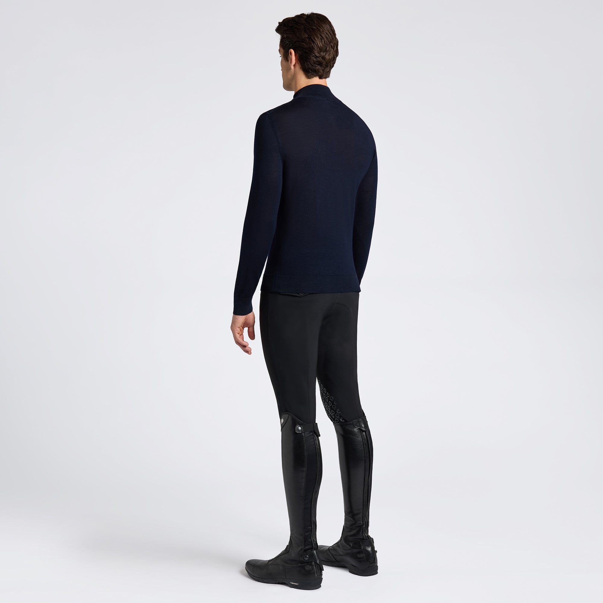 Mens CT Merinos Half Zip Turtleneck | Navy