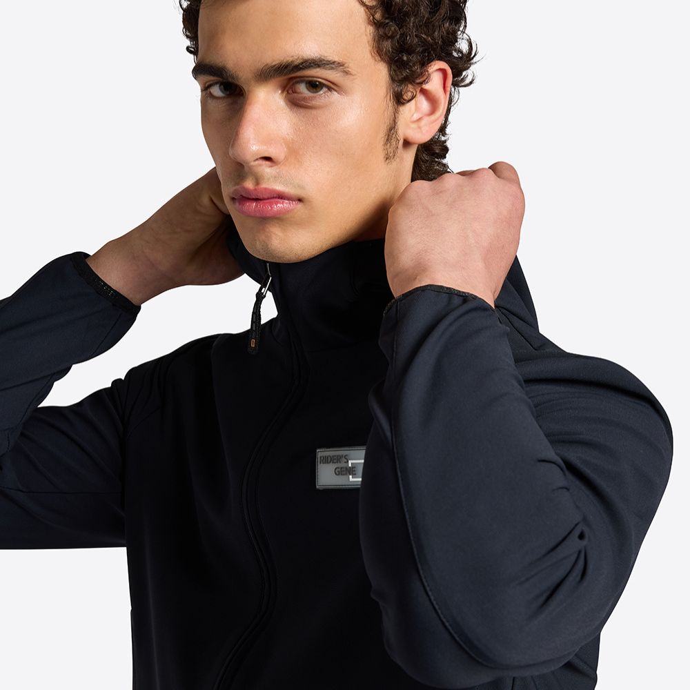 Mens RG Italy Bonded Softshell Coat | Navy