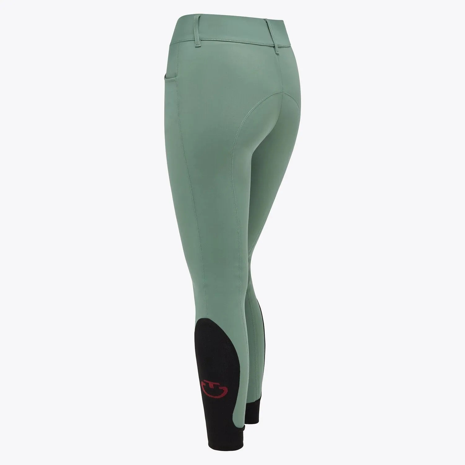 Ladies American Breeches | High Rise | Knee Grip | Emerald Green