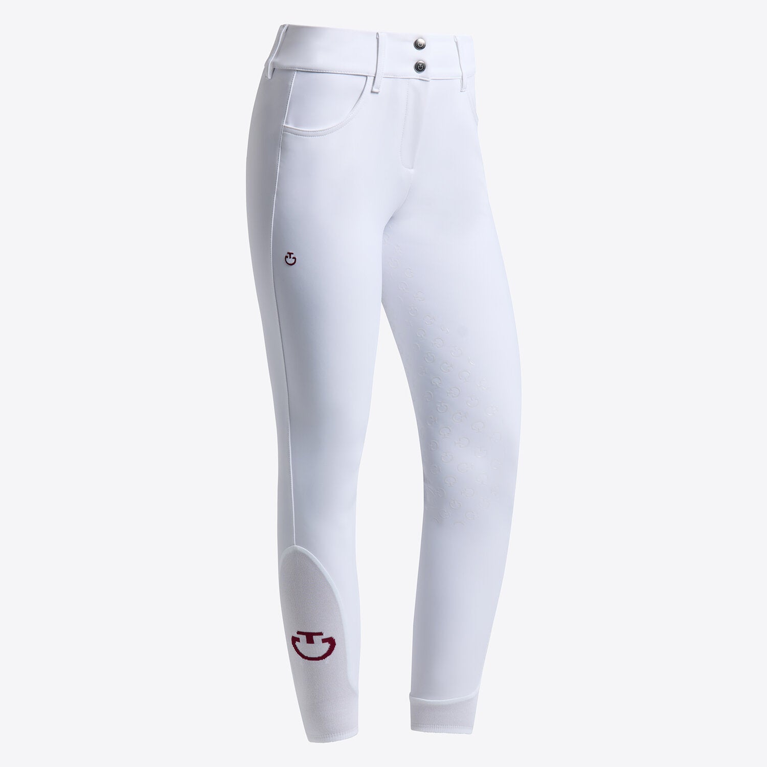 Ladies American Breeches | High Rise | Full Grip | White
