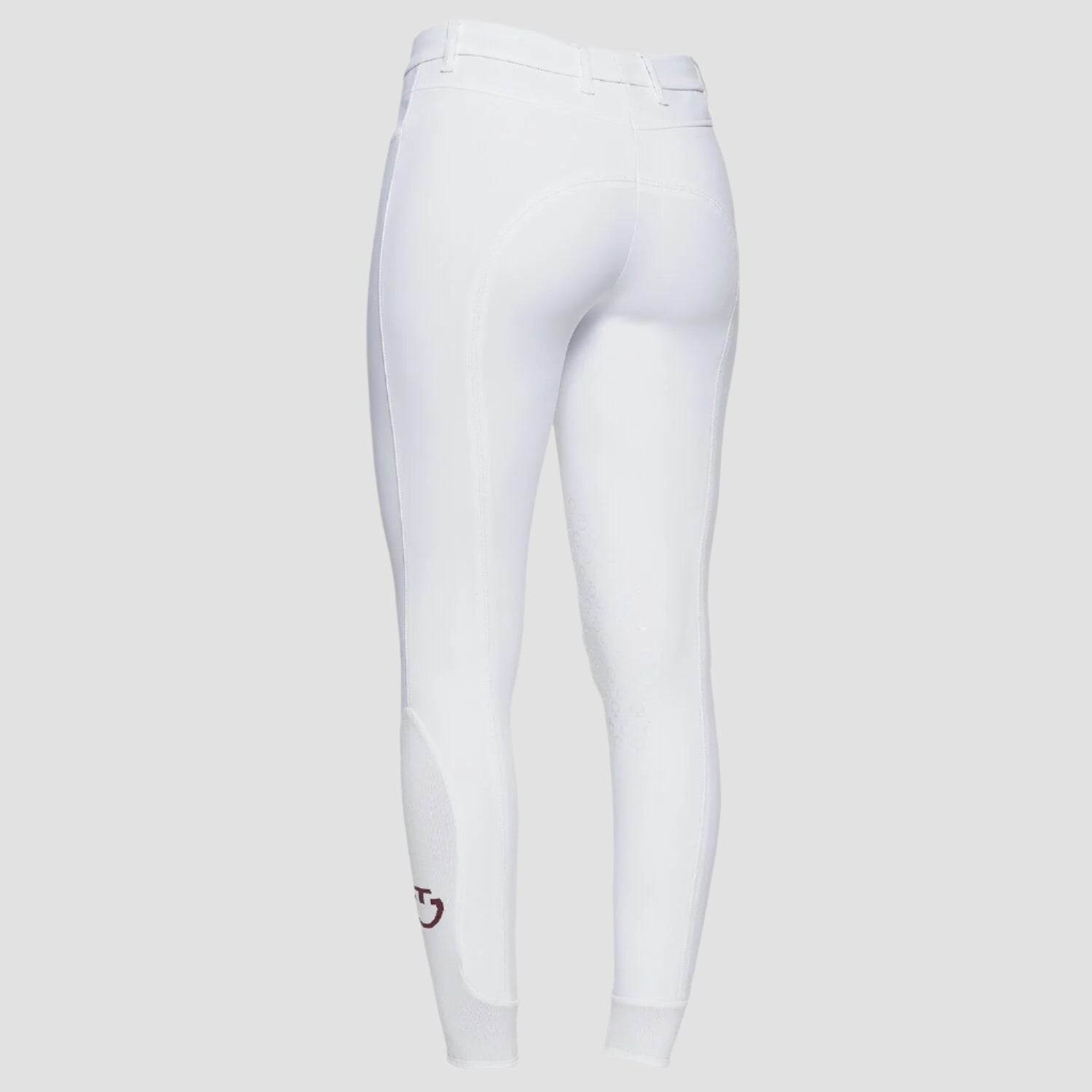Ladies New Grip Breeches | Medium Rise | Knee Grip | White