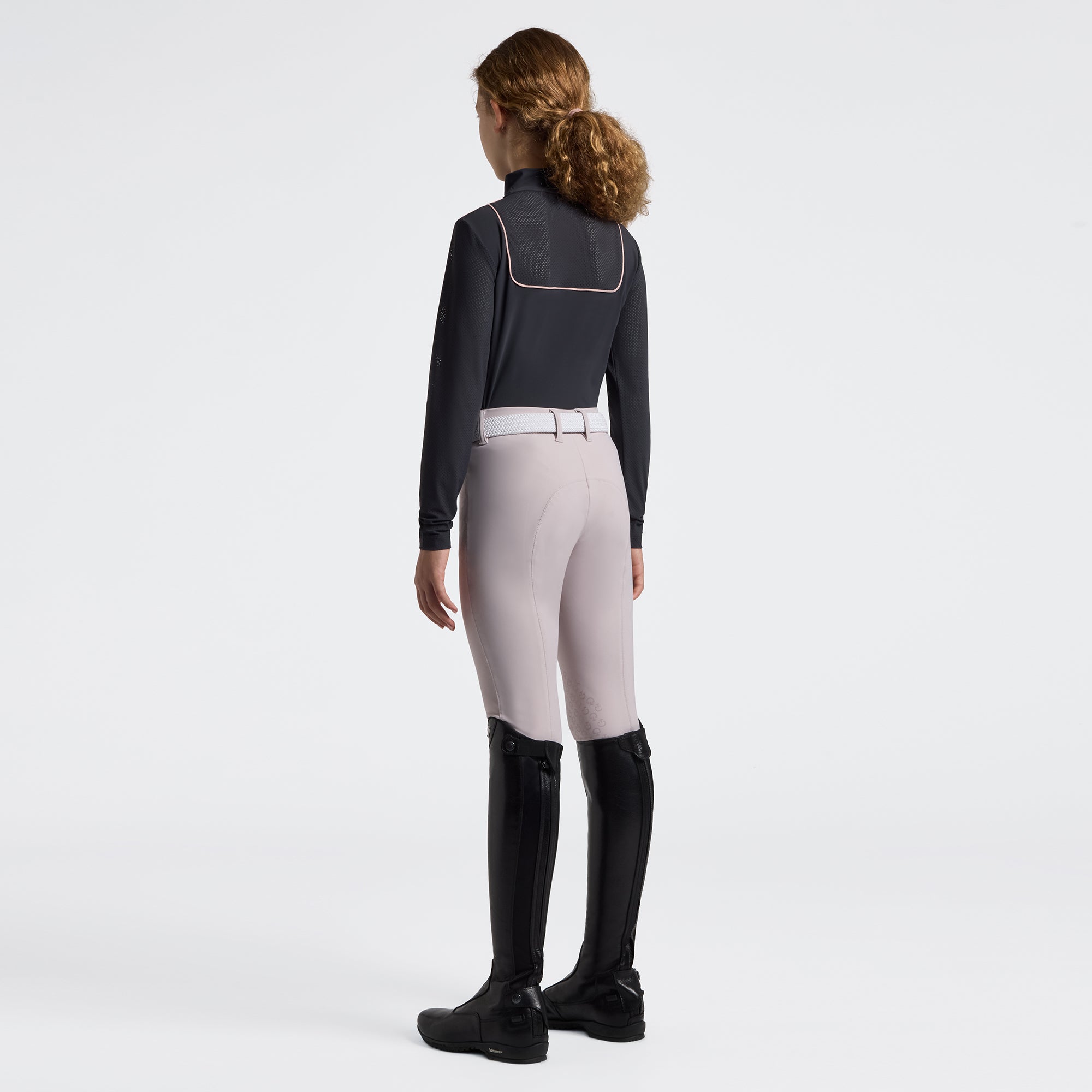 Girls CT Training Polo | Long Sleeves | Charcoal