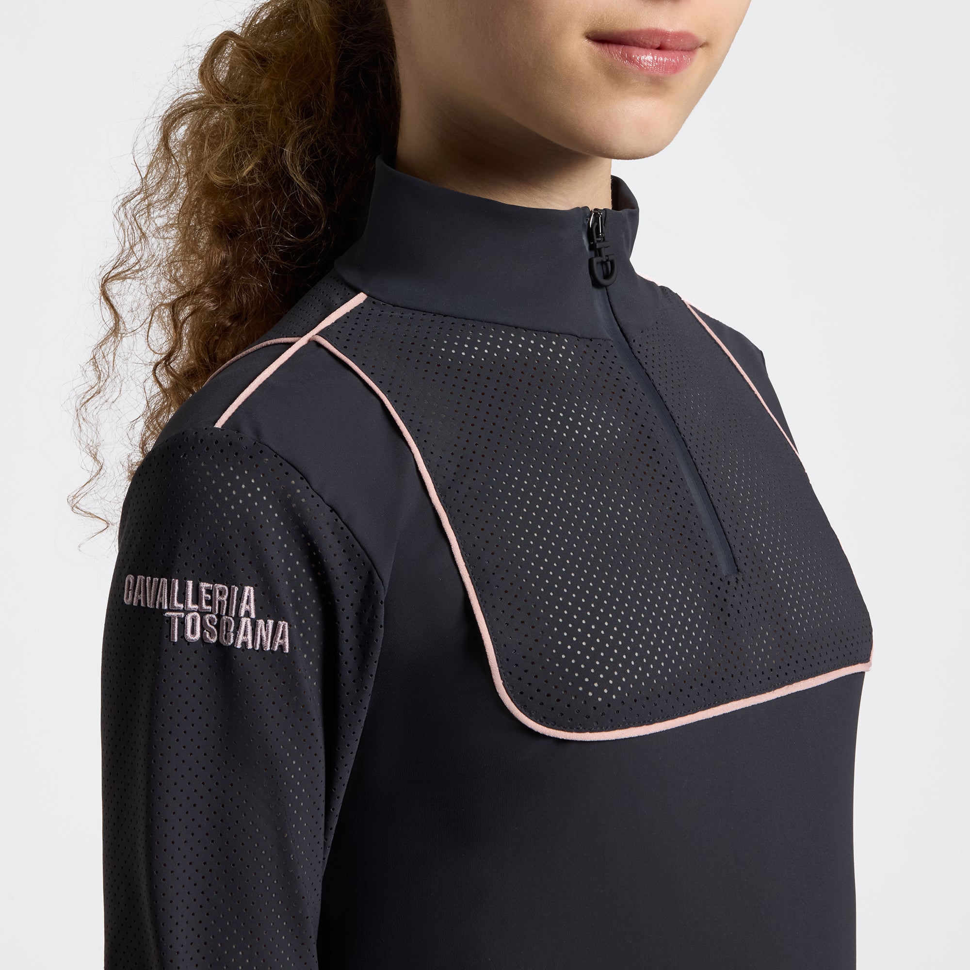 Girls CT Training Polo | Long Sleeves | Charcoal