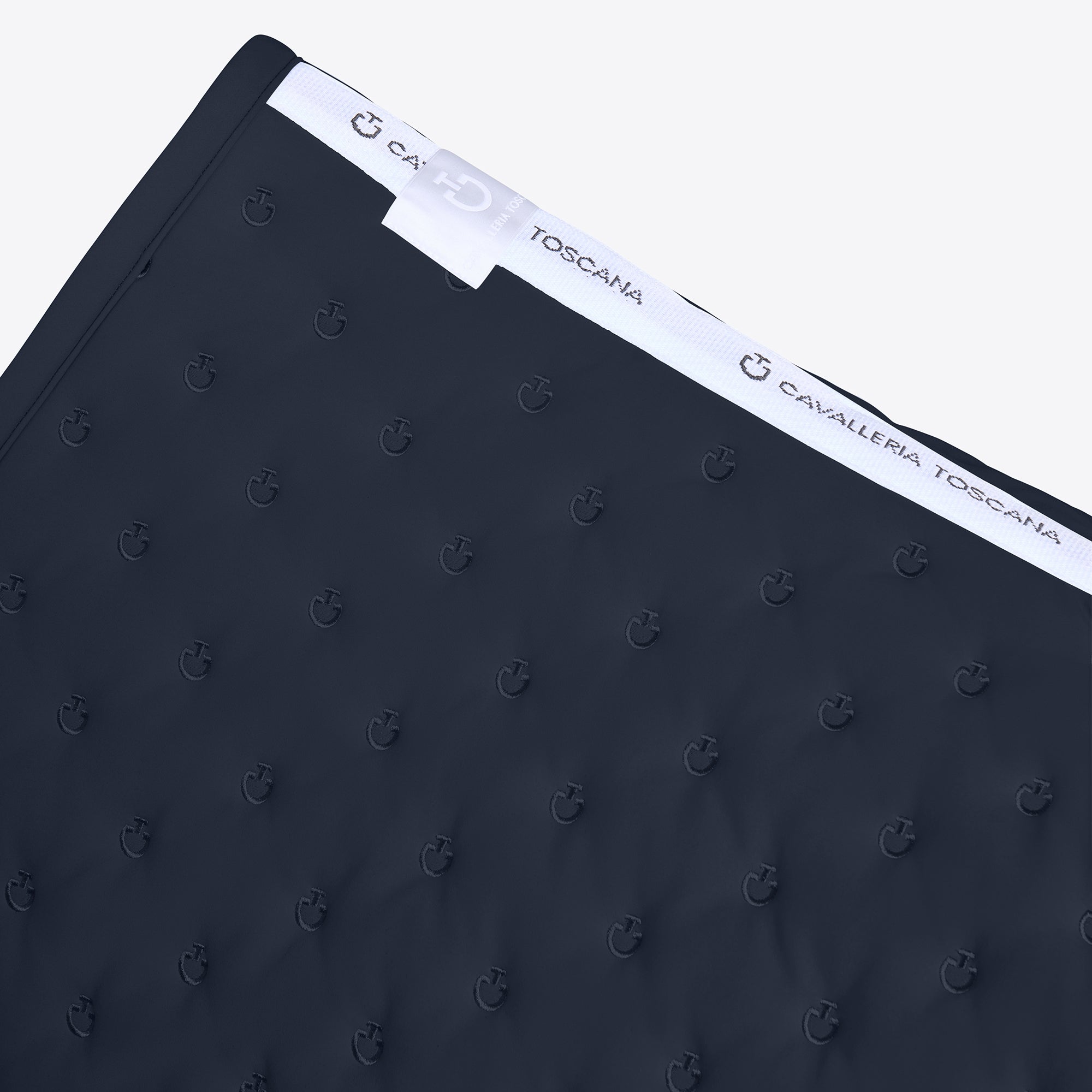 CT Embroidery Quilted Jumping Saddle Pad | Navy