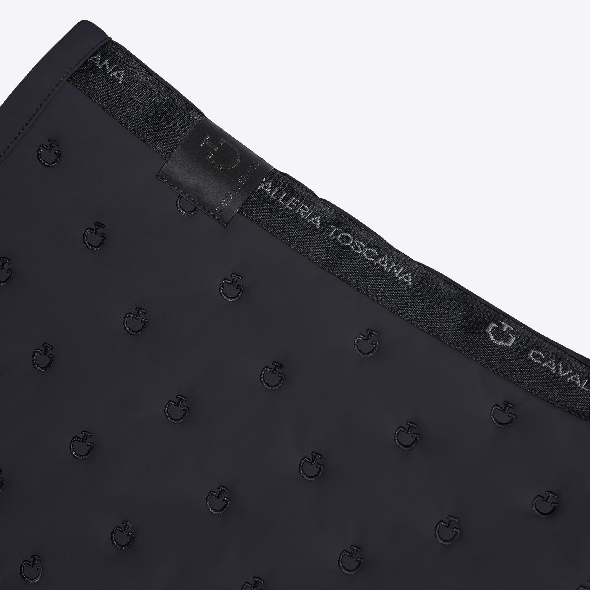 CT Embroidery Quilted Jumping Saddle Pad | Charcoal