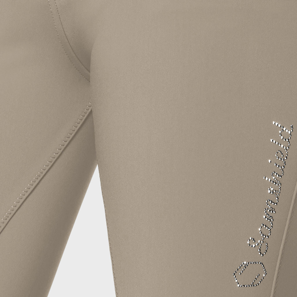 Ladies Adele Premium Breeches | Medium Rise | Knee Grip | Sand