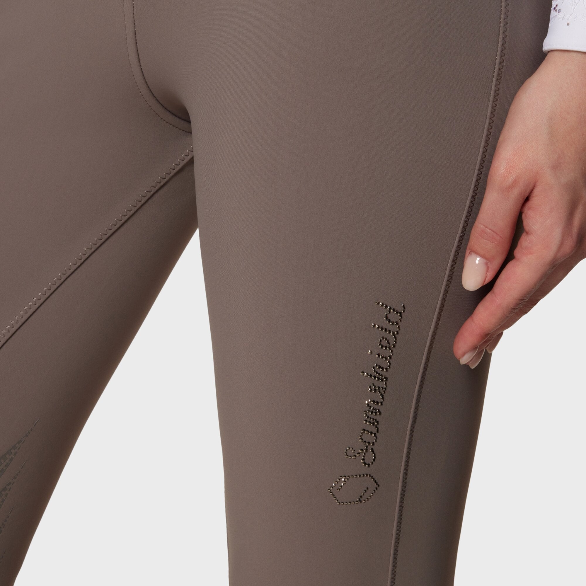 Ladies Clara Nova Breeches | High Rise | Knee Grip | Volcanic Rock