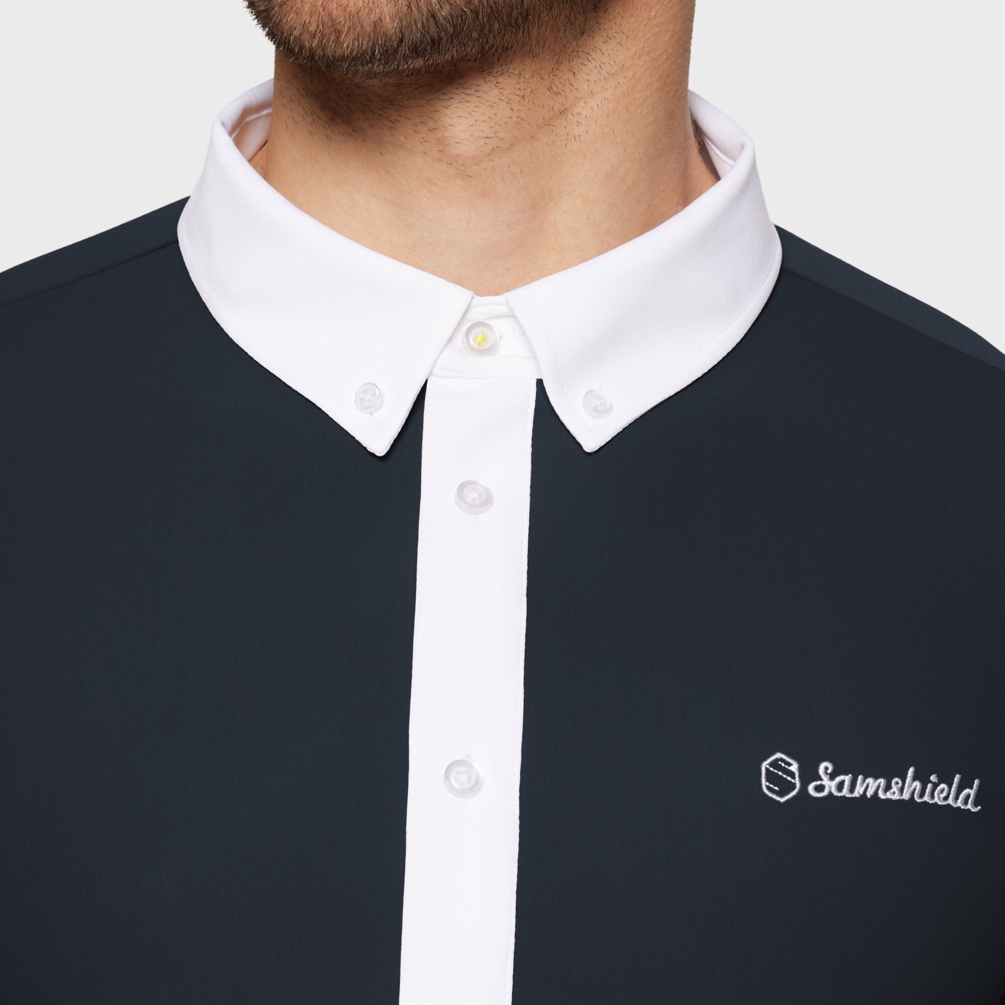 Mens Corentin Show Shirt | Short Sleeves | Navy