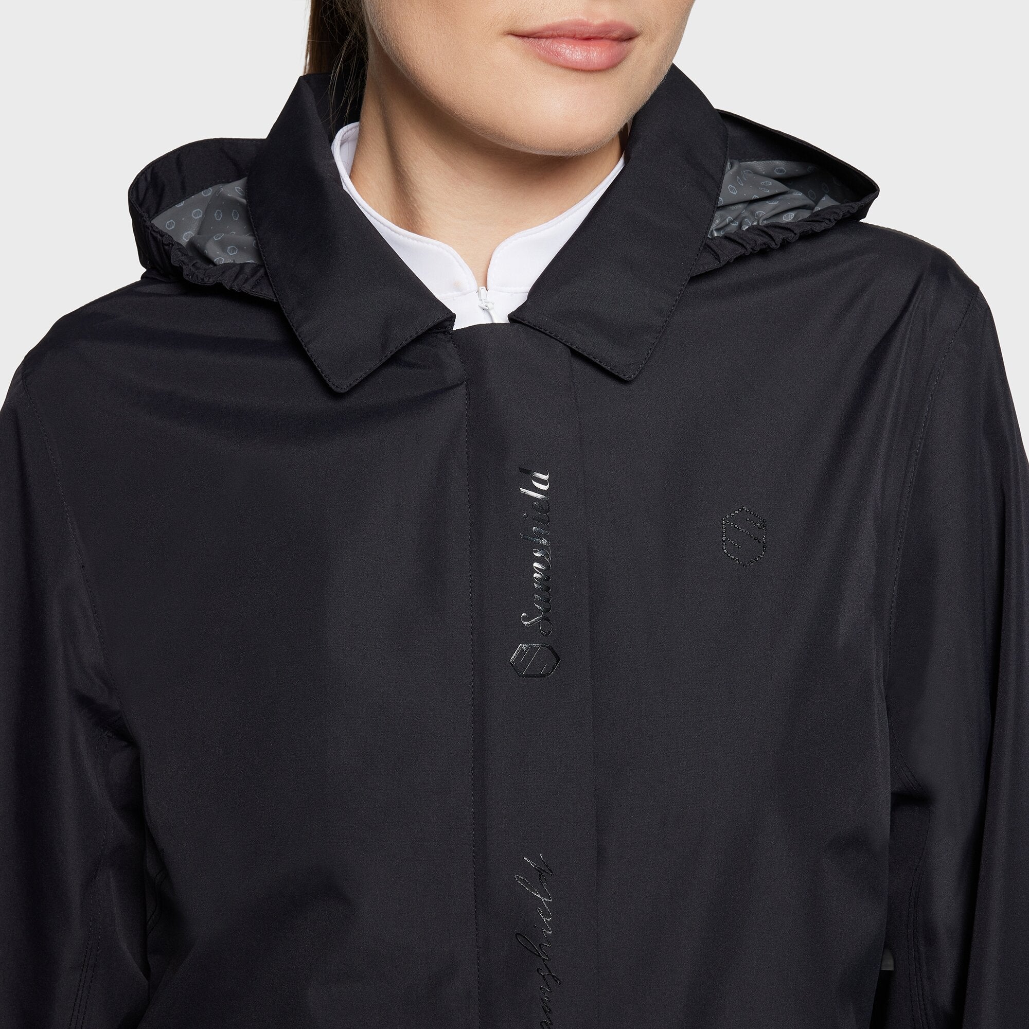 Ladies Delfina Rain Coat | Black