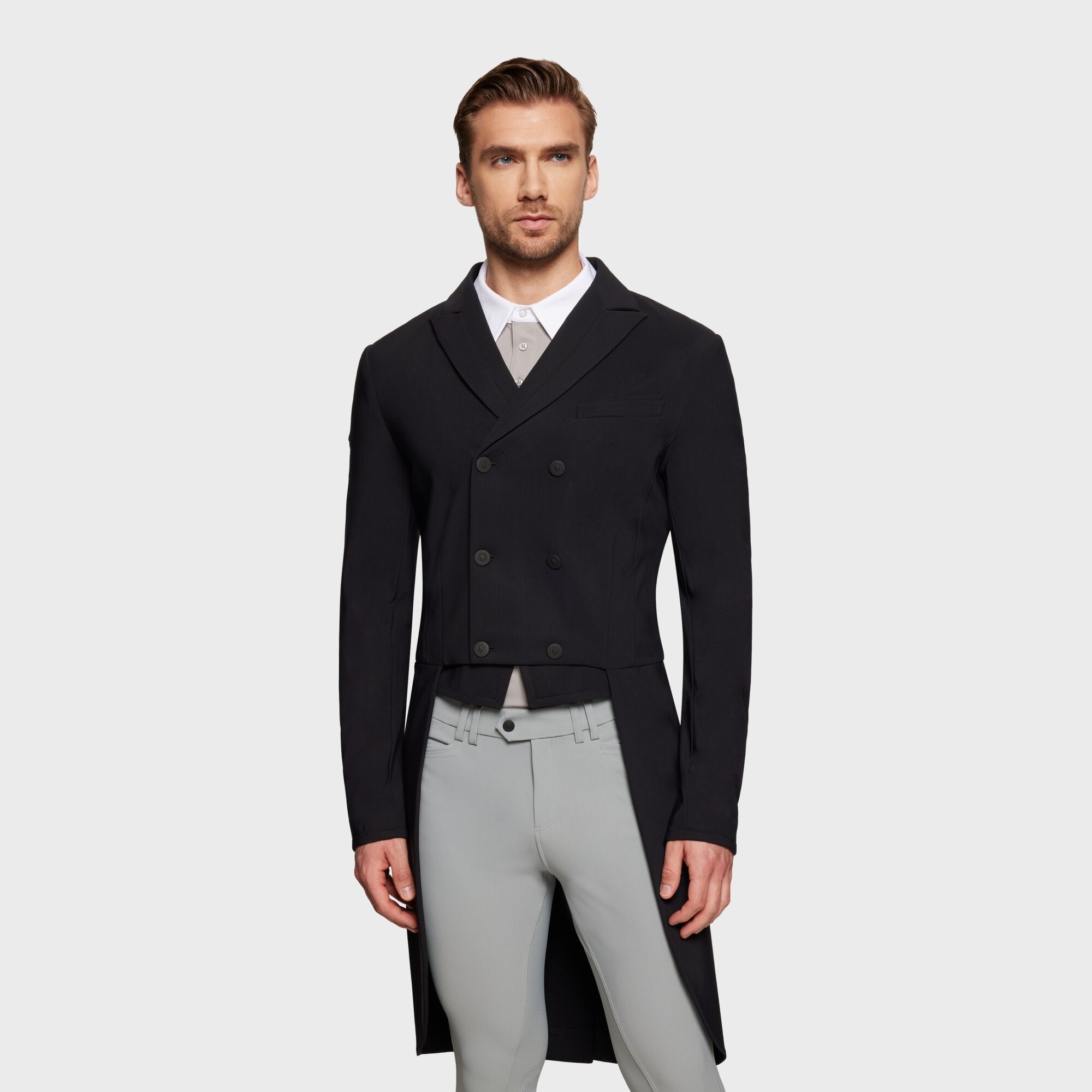 Mens Frac Dark Line Dressage Tails | Black