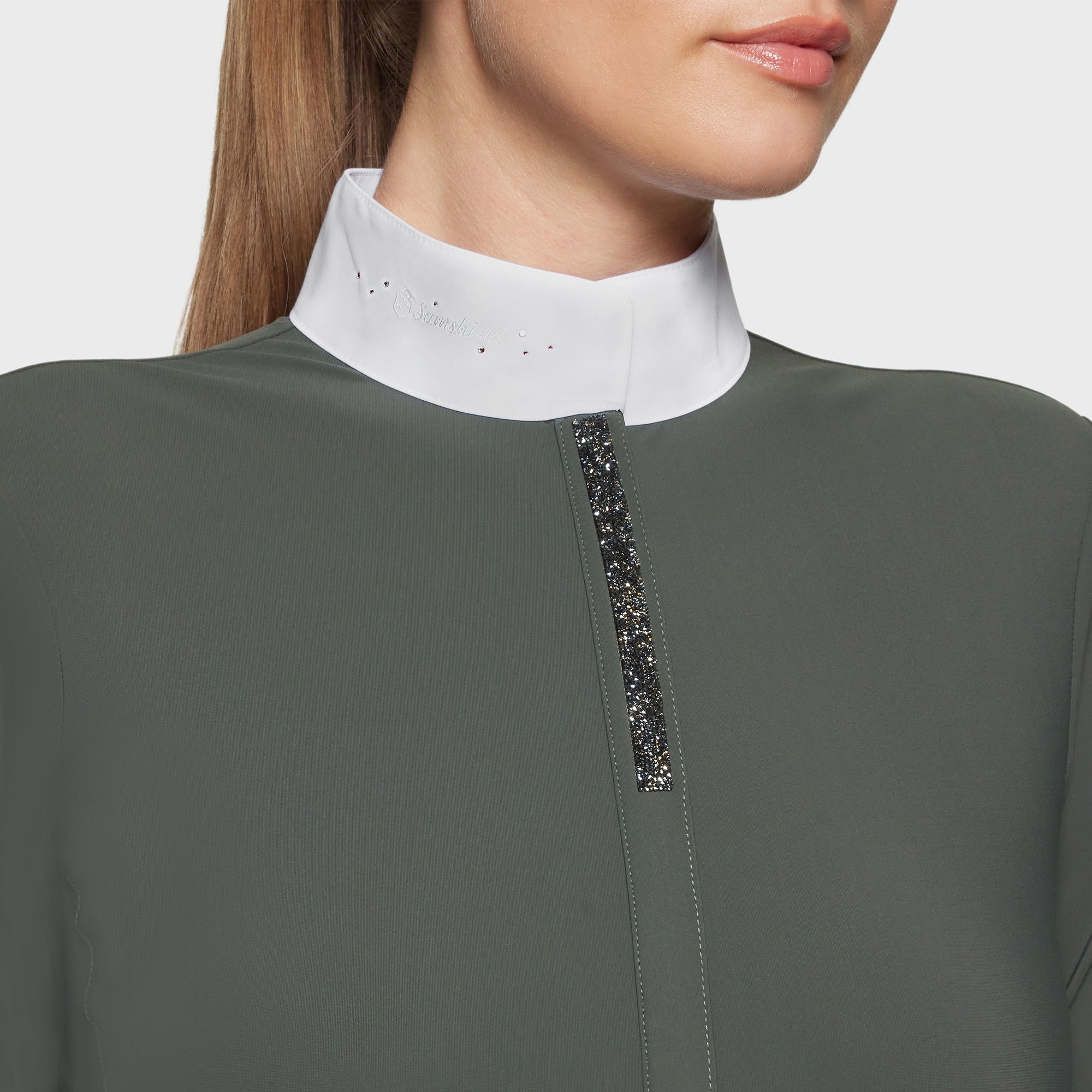 Ladies Jella Premium Show Shirt | Long Sleeves | Dark Forest