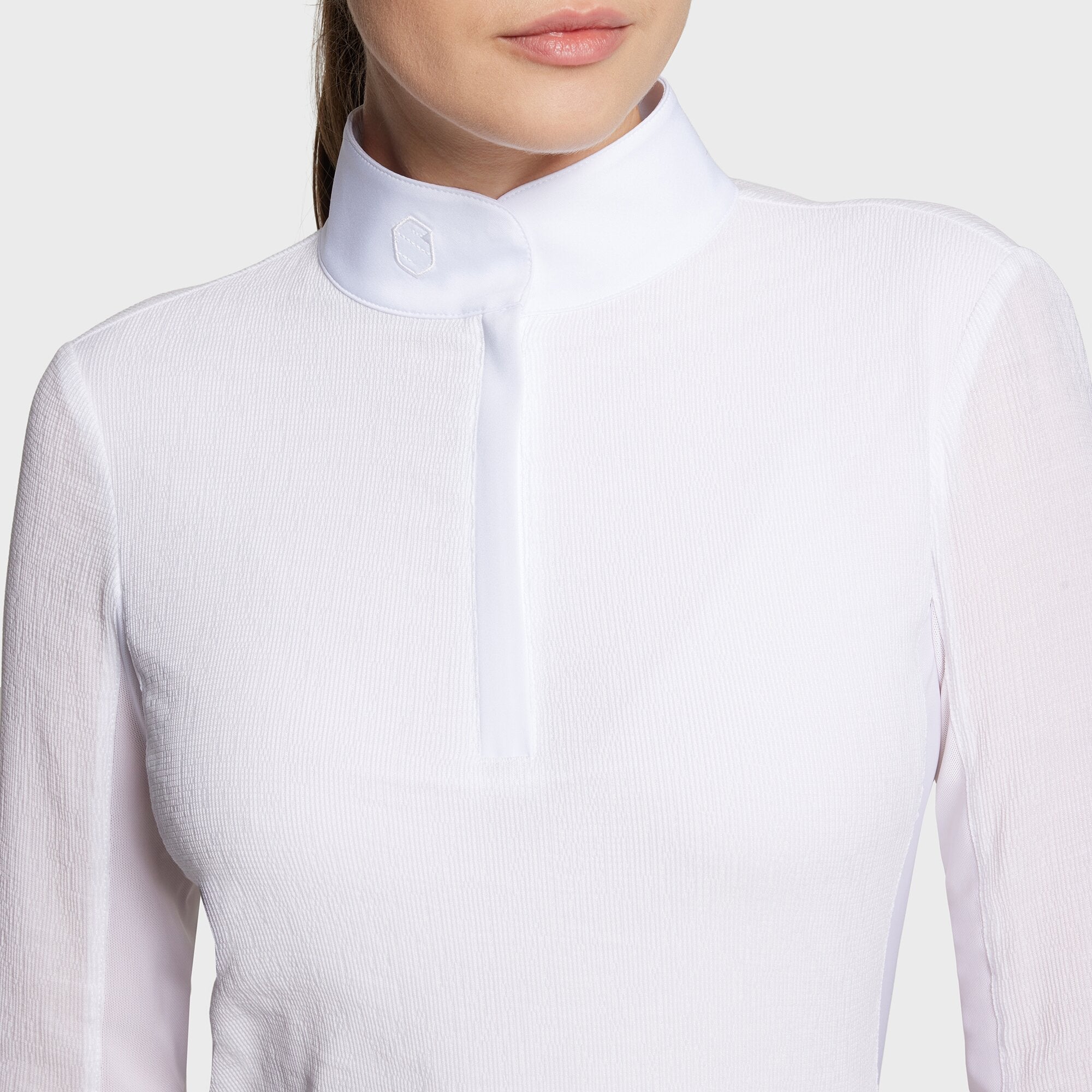 Ladies June Show Shirt | Long Sleeves | White