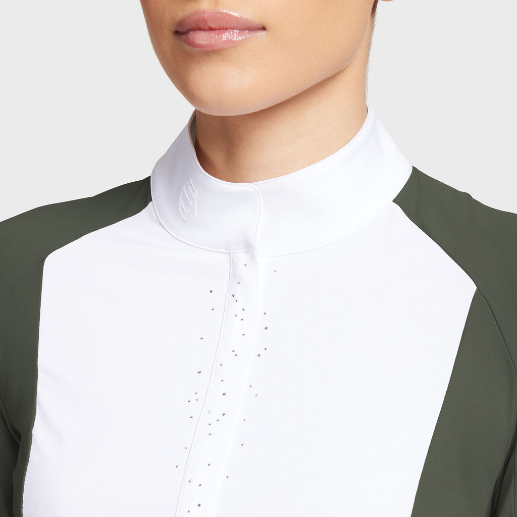 Ladies Lucia L/S Show Shirt | Avocado