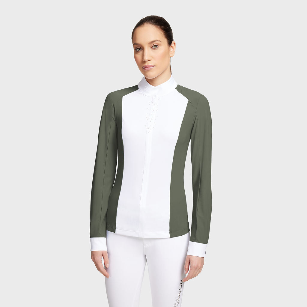 Ladies Lucia L/S Show Shirt | Avocado