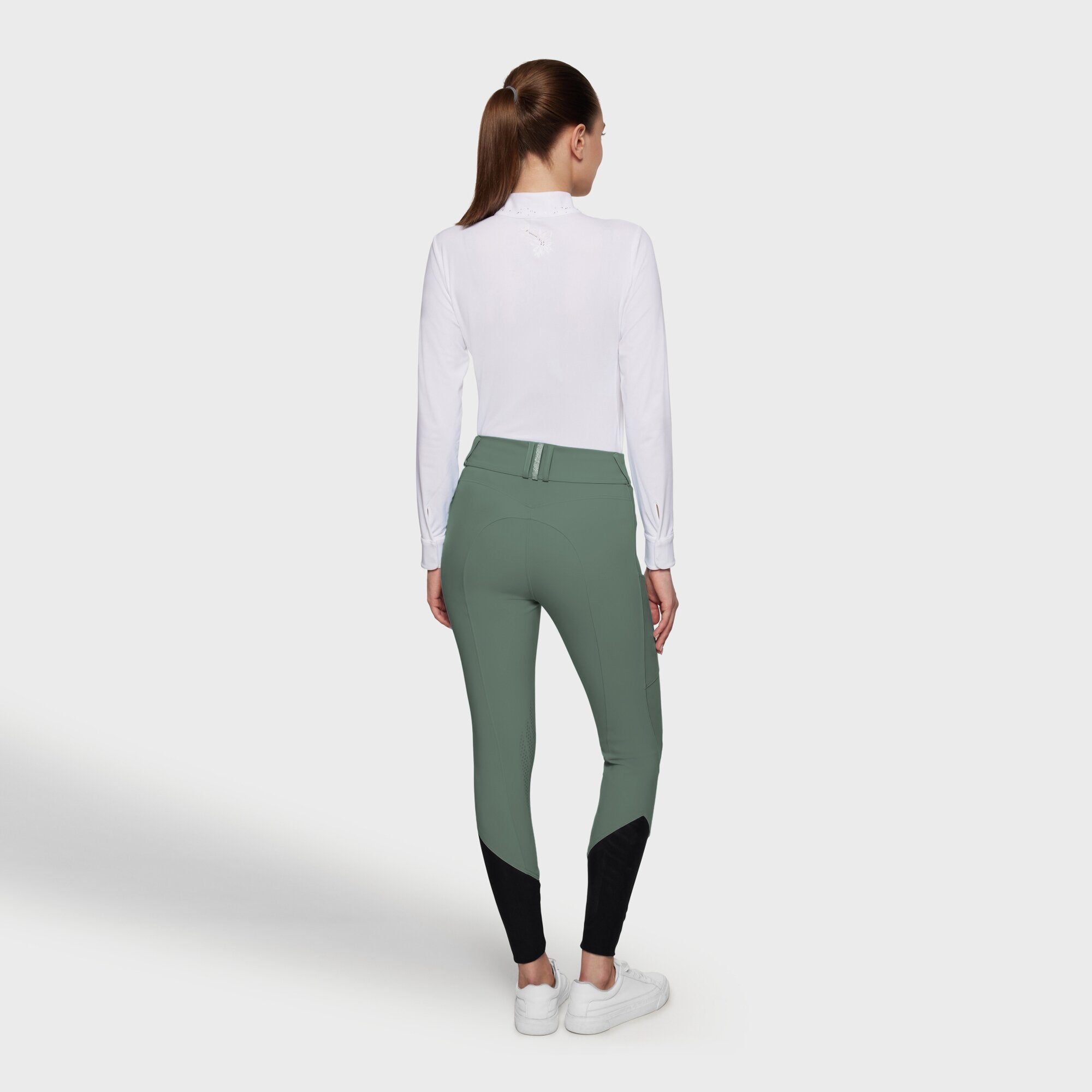 Ladies Tallia Legging Breeches | High Rise | Knee Grip | Pistachio