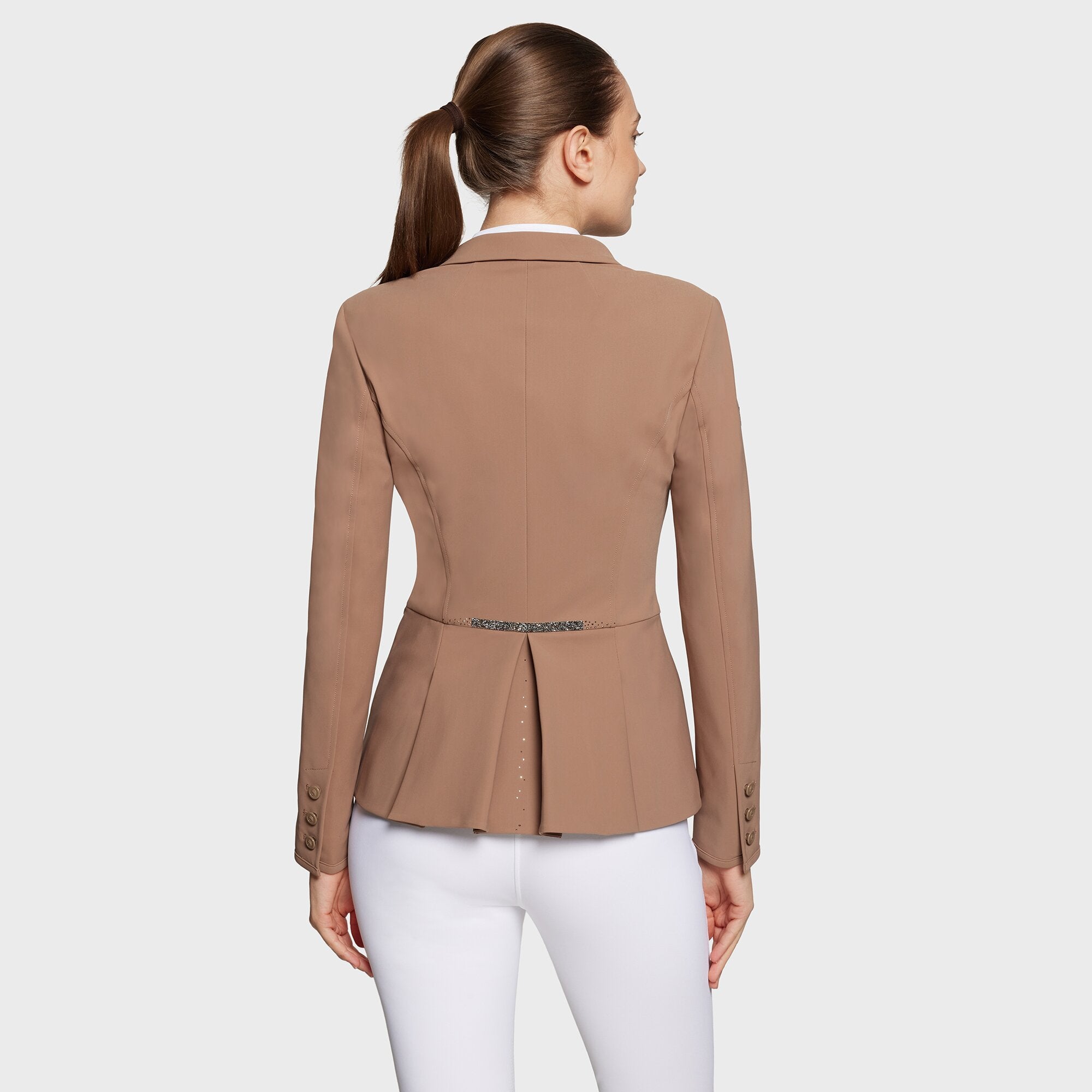 Ladies Victorine Premium Show Jacket | Camel